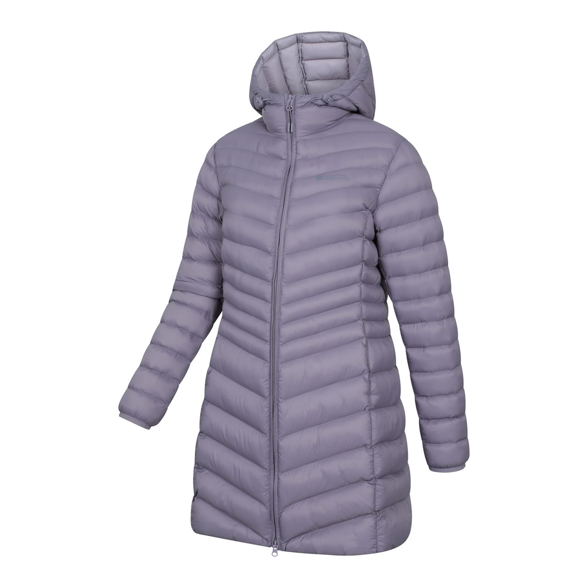 Giacca Imbottita Lungo Donna Mountain Warehouse Florence Viola Buio 3/4
