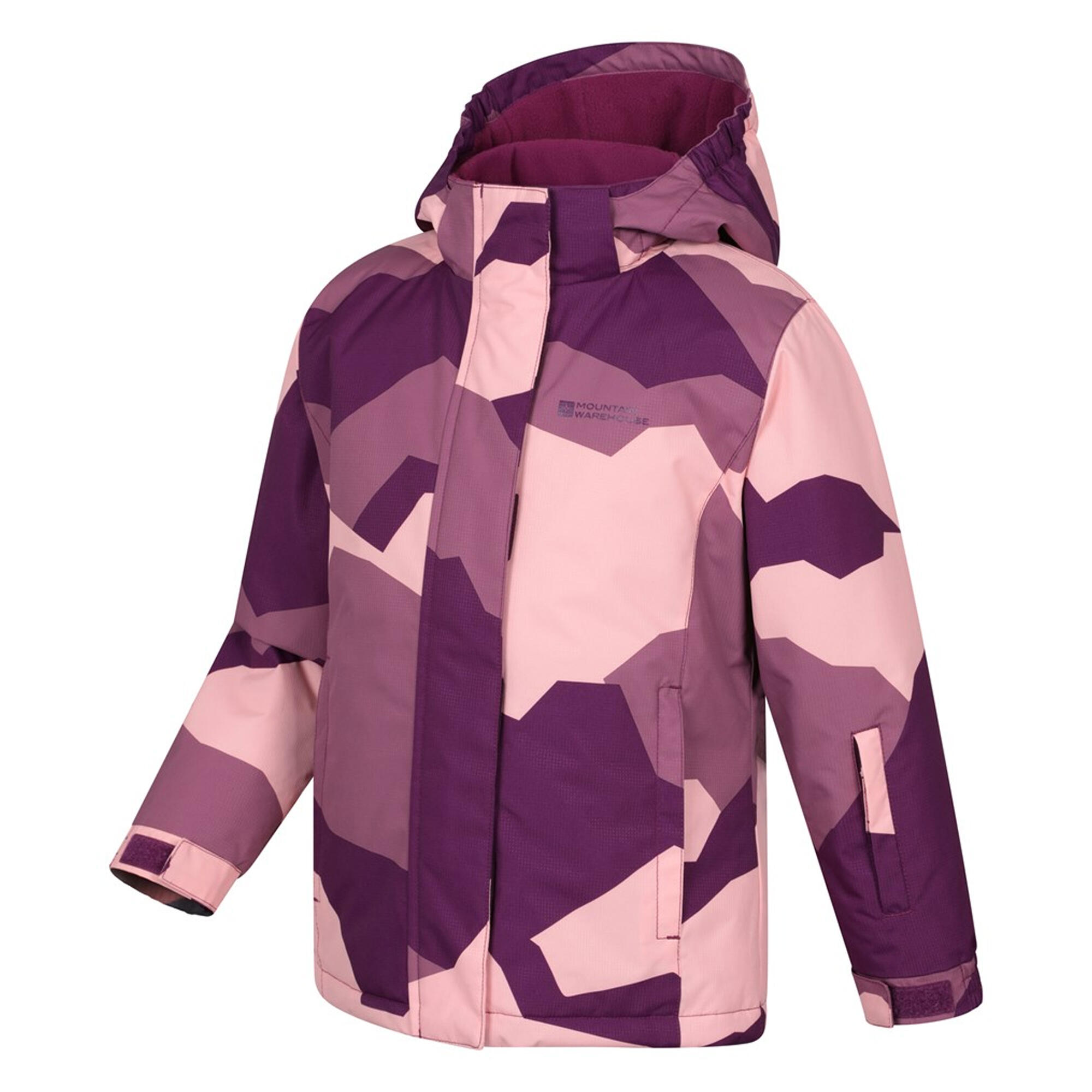 "Snowdrop" Skijacke für Kinder Beerenrot 3/4