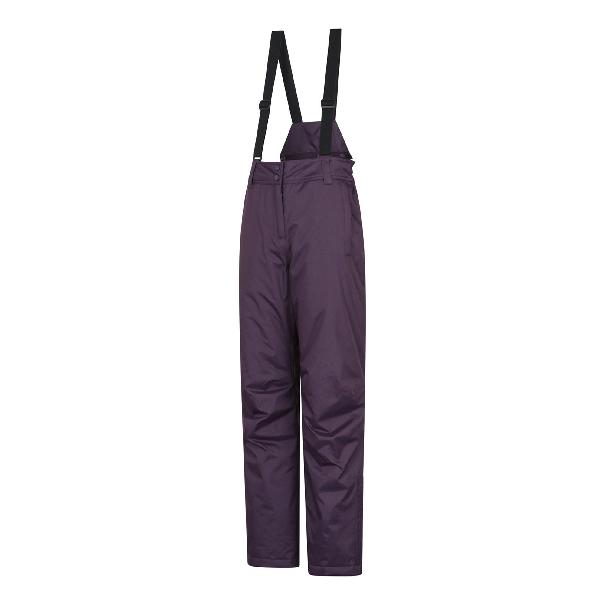 Womens/Ladies Moon II Ski Trousers (Dark Purple) 3/4