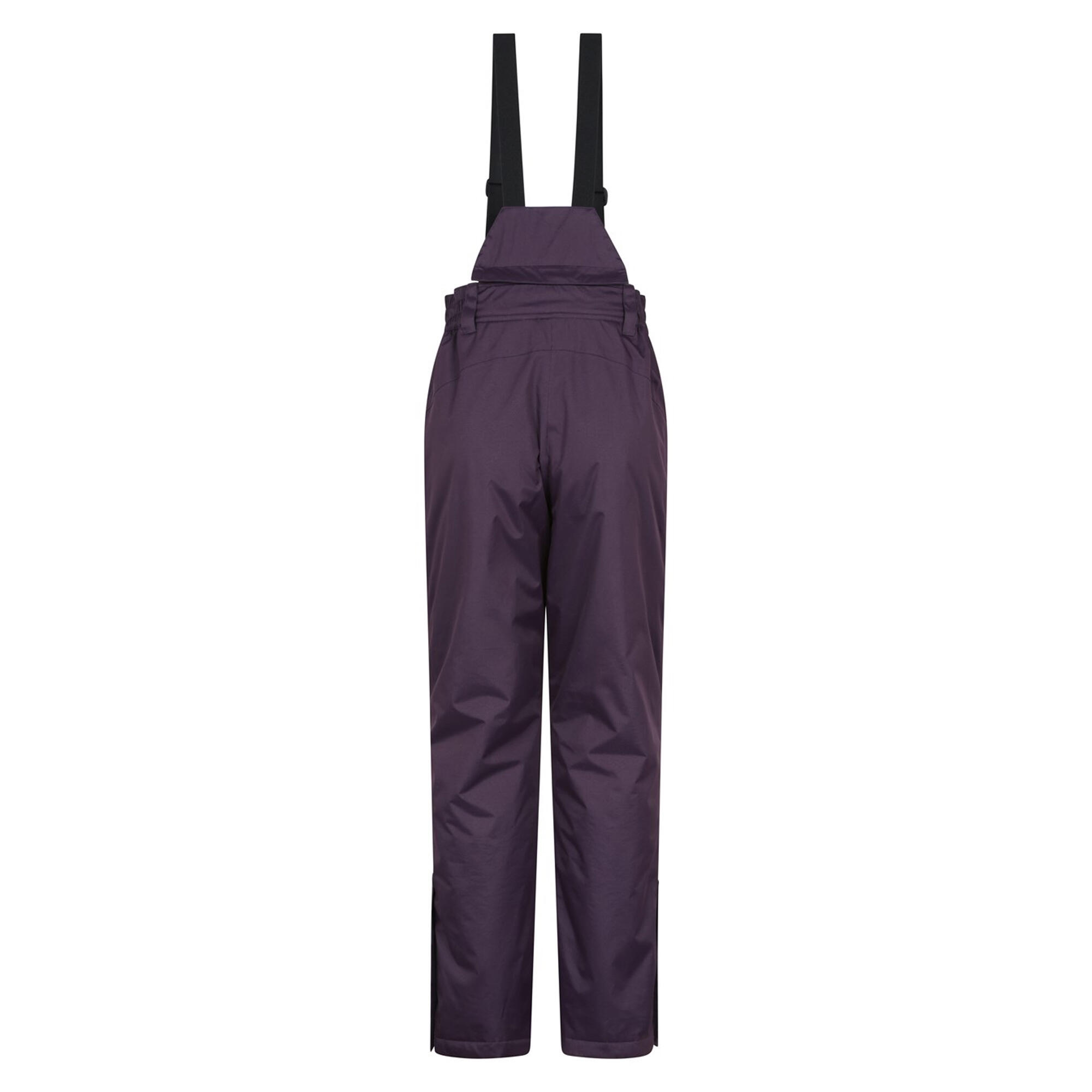 Womens/Ladies Moon II Ski Trousers (Dark Purple) 2/4