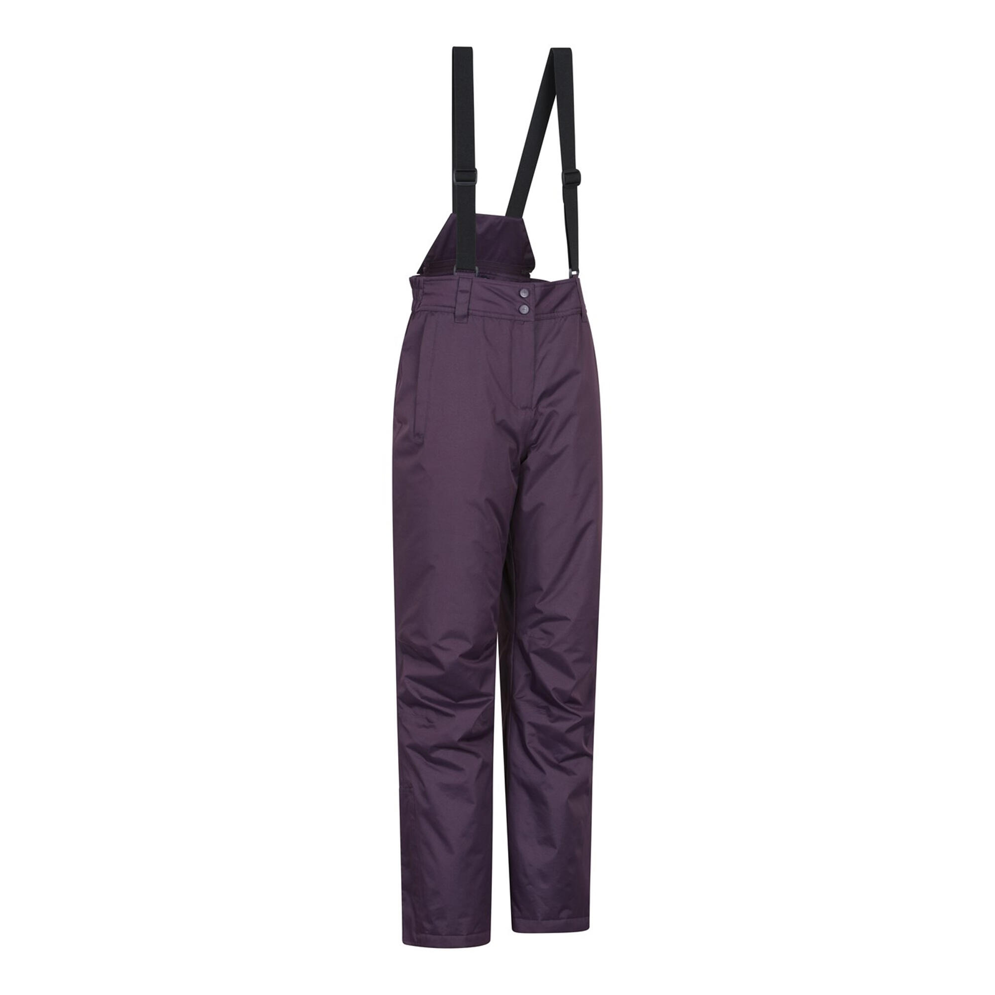 Womens/Ladies Moon II Ski Trousers (Dark Purple) 4/4