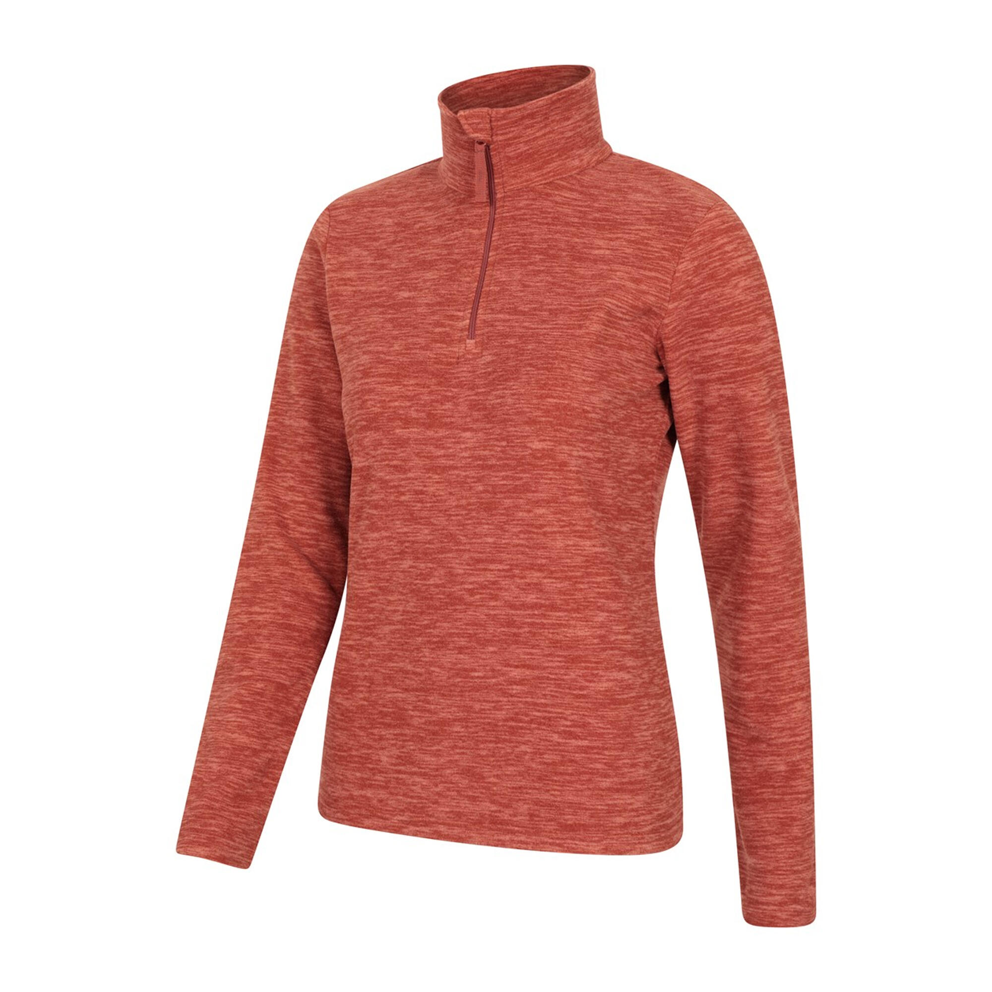 Felpa In Pile Donna Mountain Warehouse Snowdon Arancia Bruciata 3/4