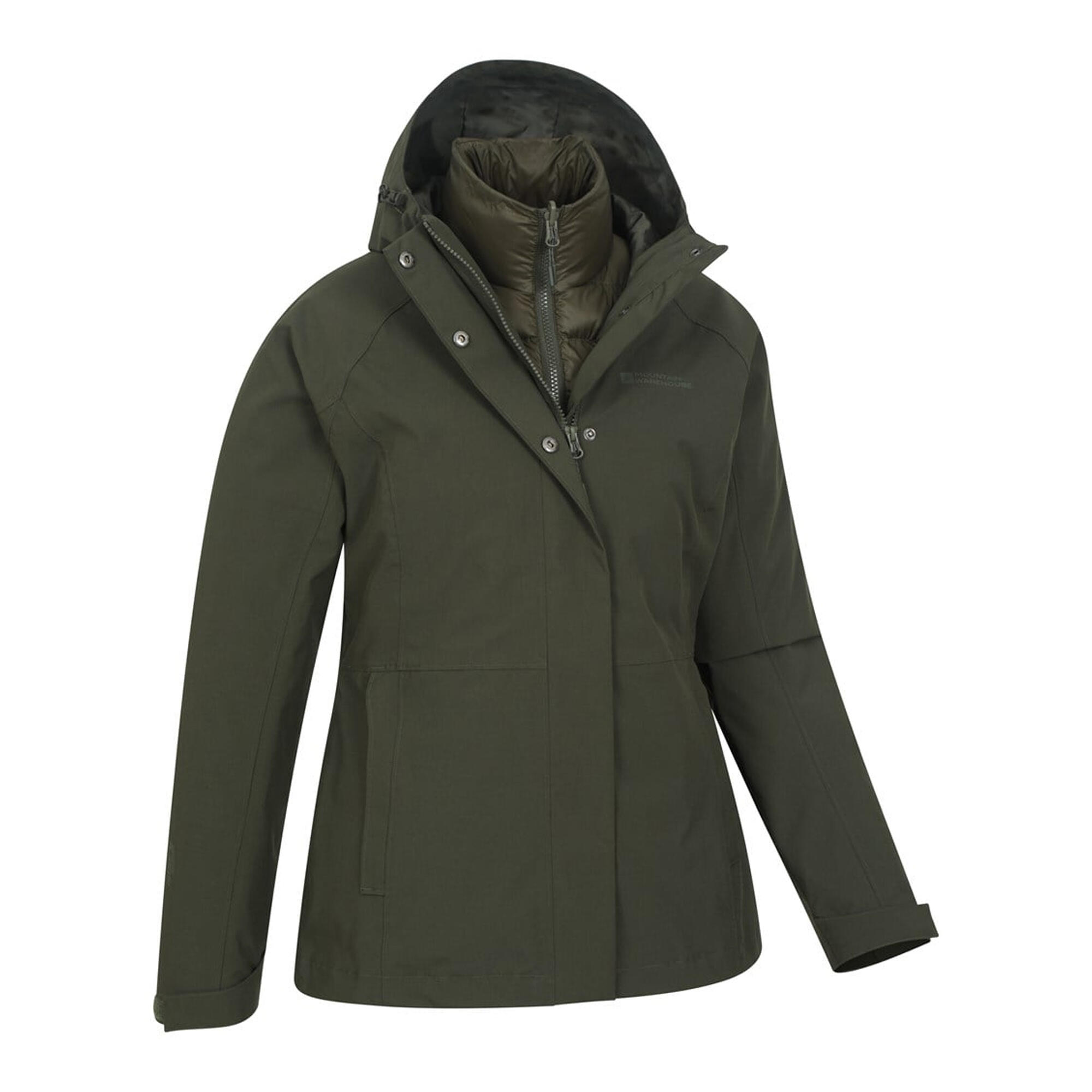 Veste Matelassée ALASKAN Femme (Vert Kaki) 4/4