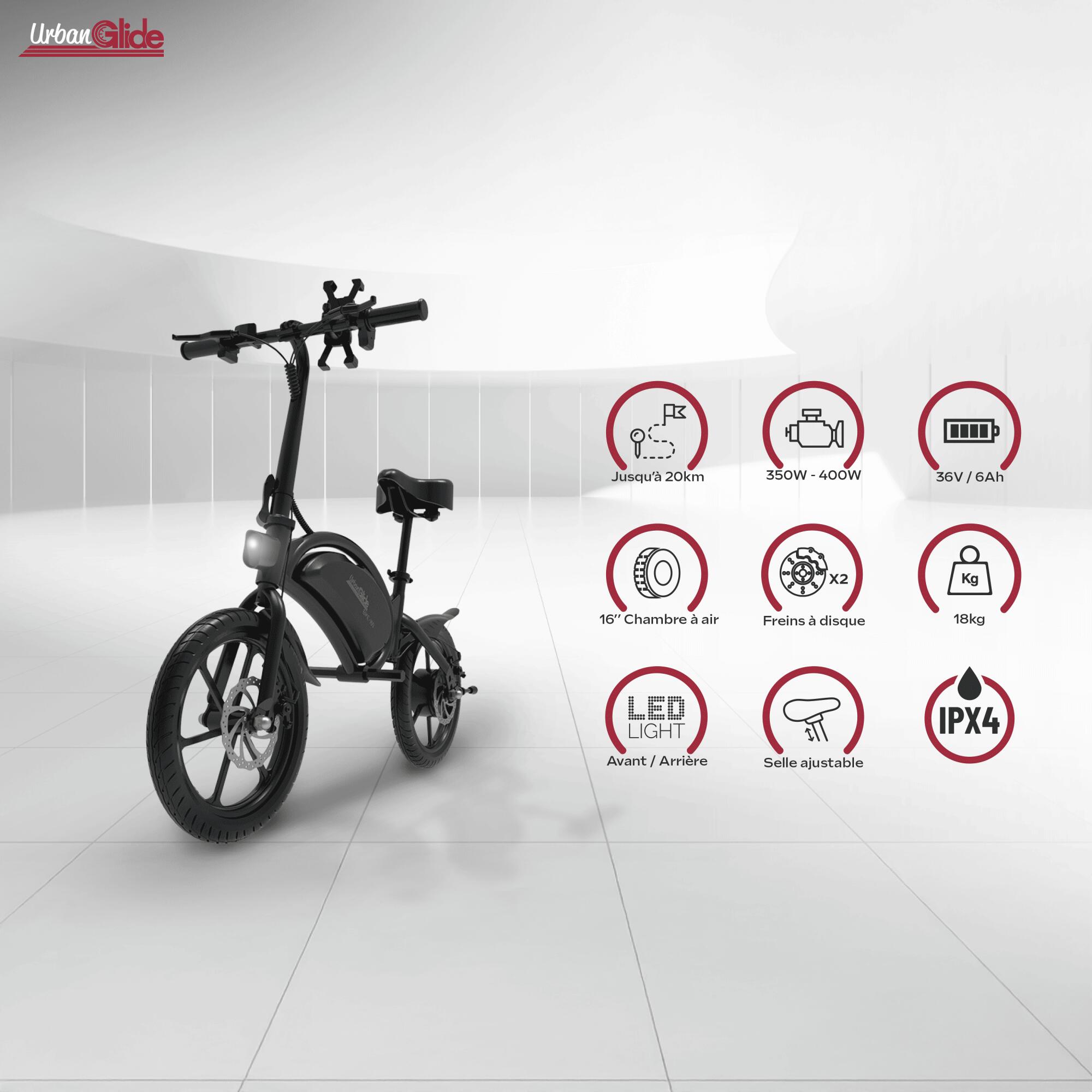 UrbanGlide e-bike 160 - rodas de 16'' - descanso 2/7