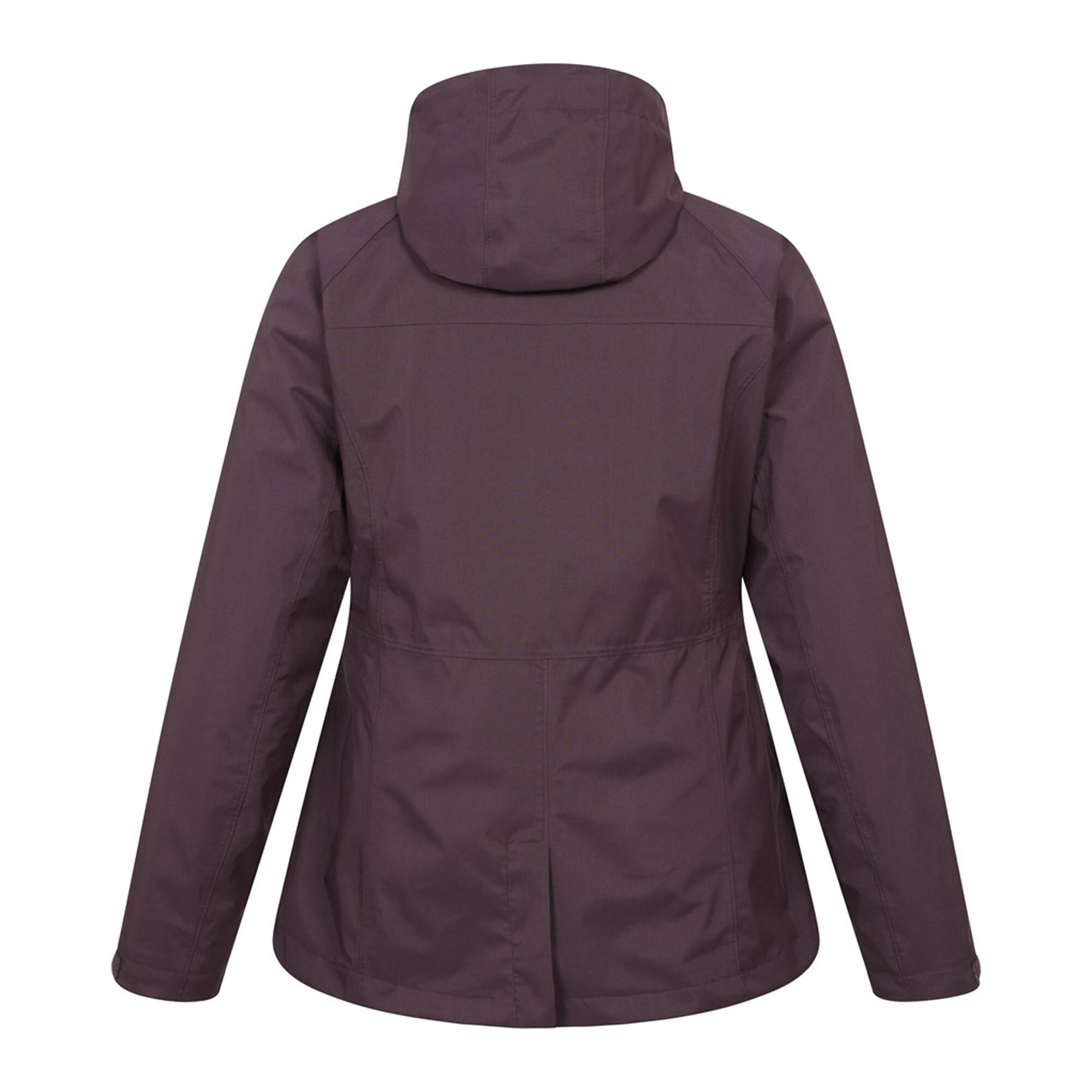 "Alaskan" Steppjacke für Damen Dunkelrot 3/4
