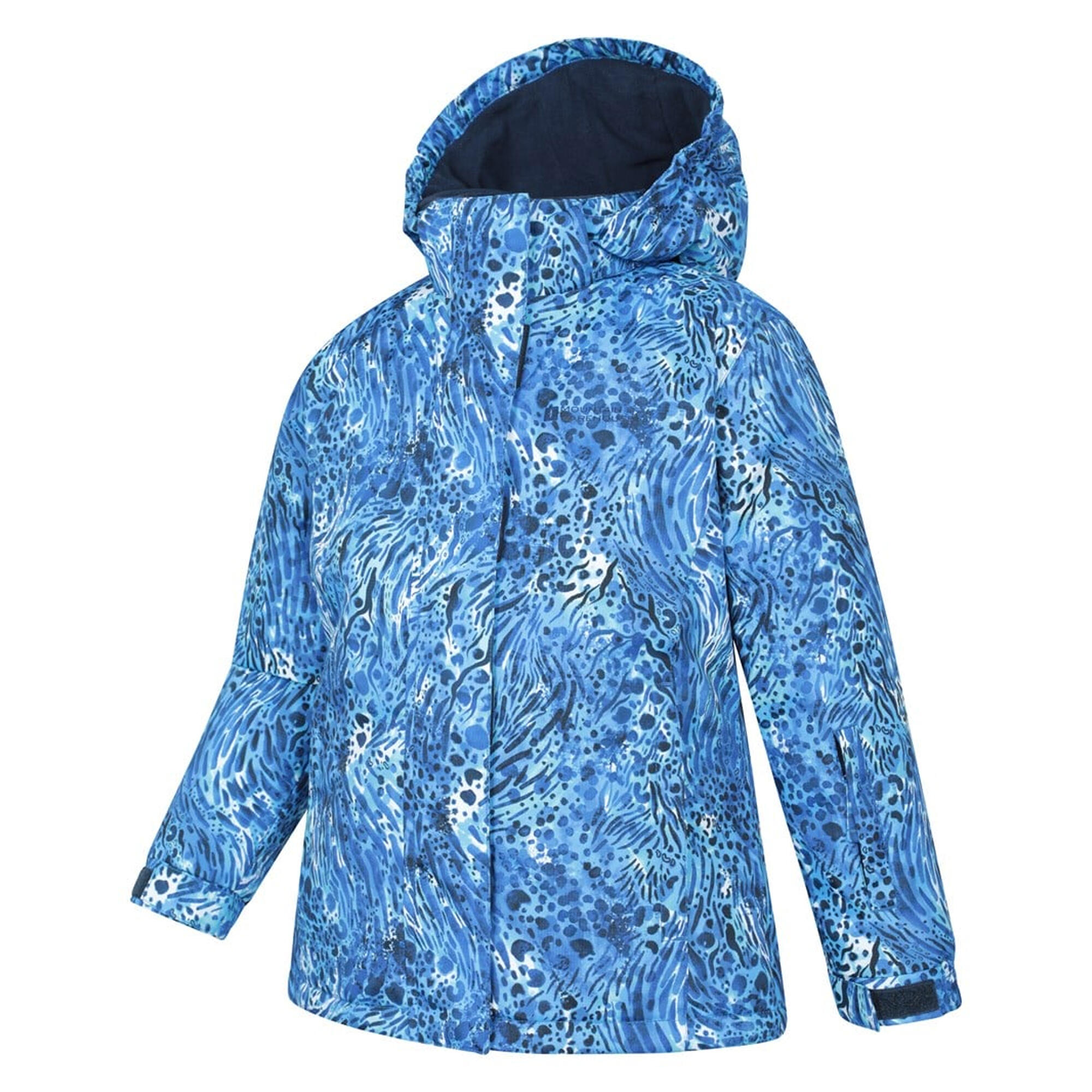 Blouson De Ski SNOWDROP Enfant (Bleu) 3/4
