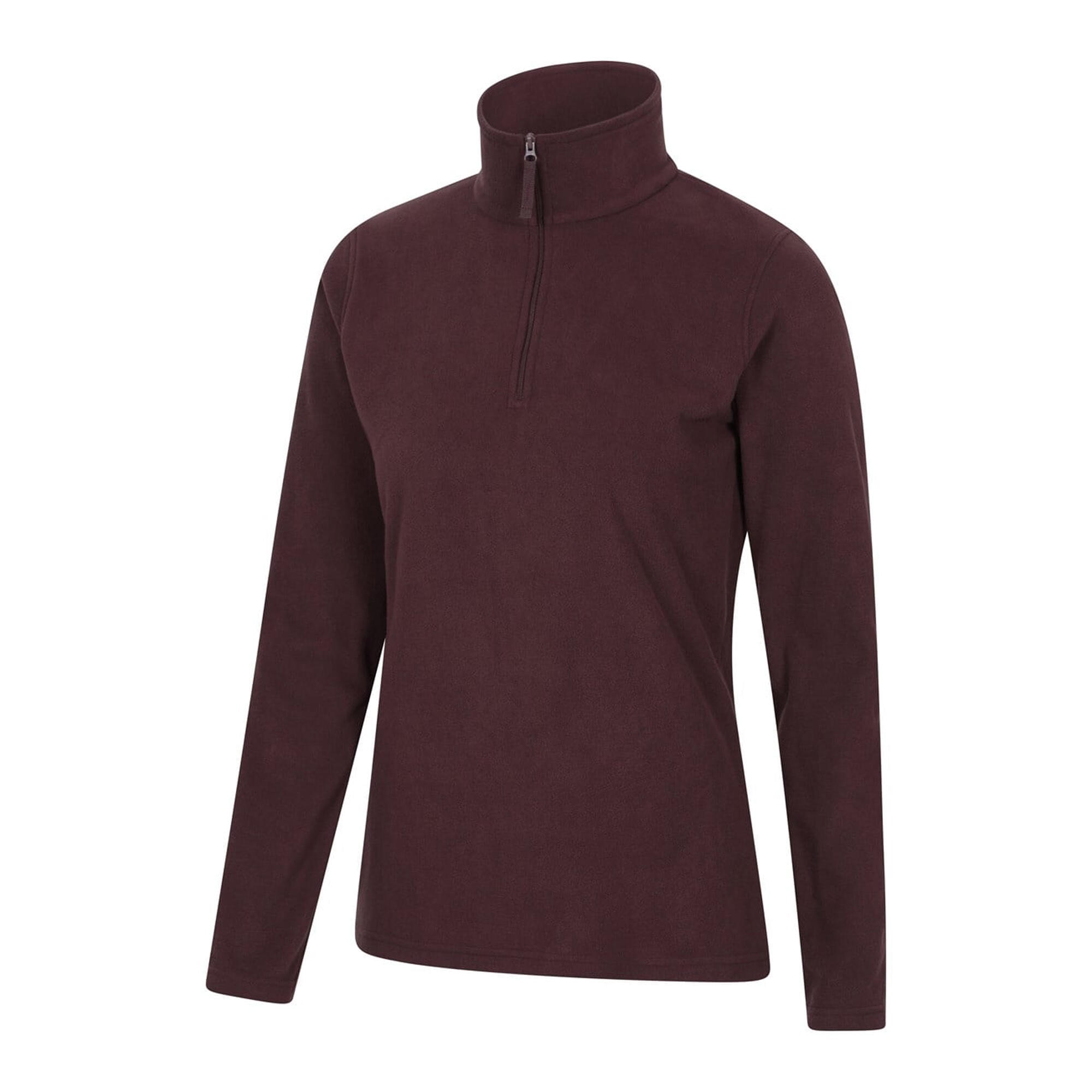 Felpa In Pile Donna Mountain Warehouse Camber II Marrone 3/4