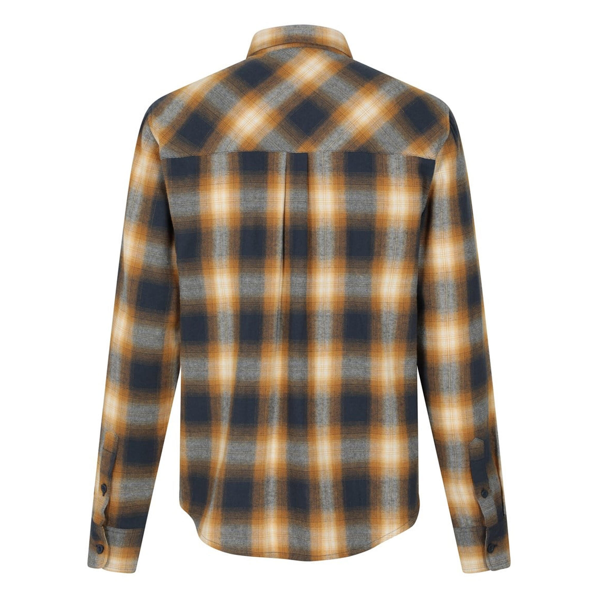 Camicia Manica Lunga Uomo Mountain Warehouse Trace Giallo Pallido 2/4