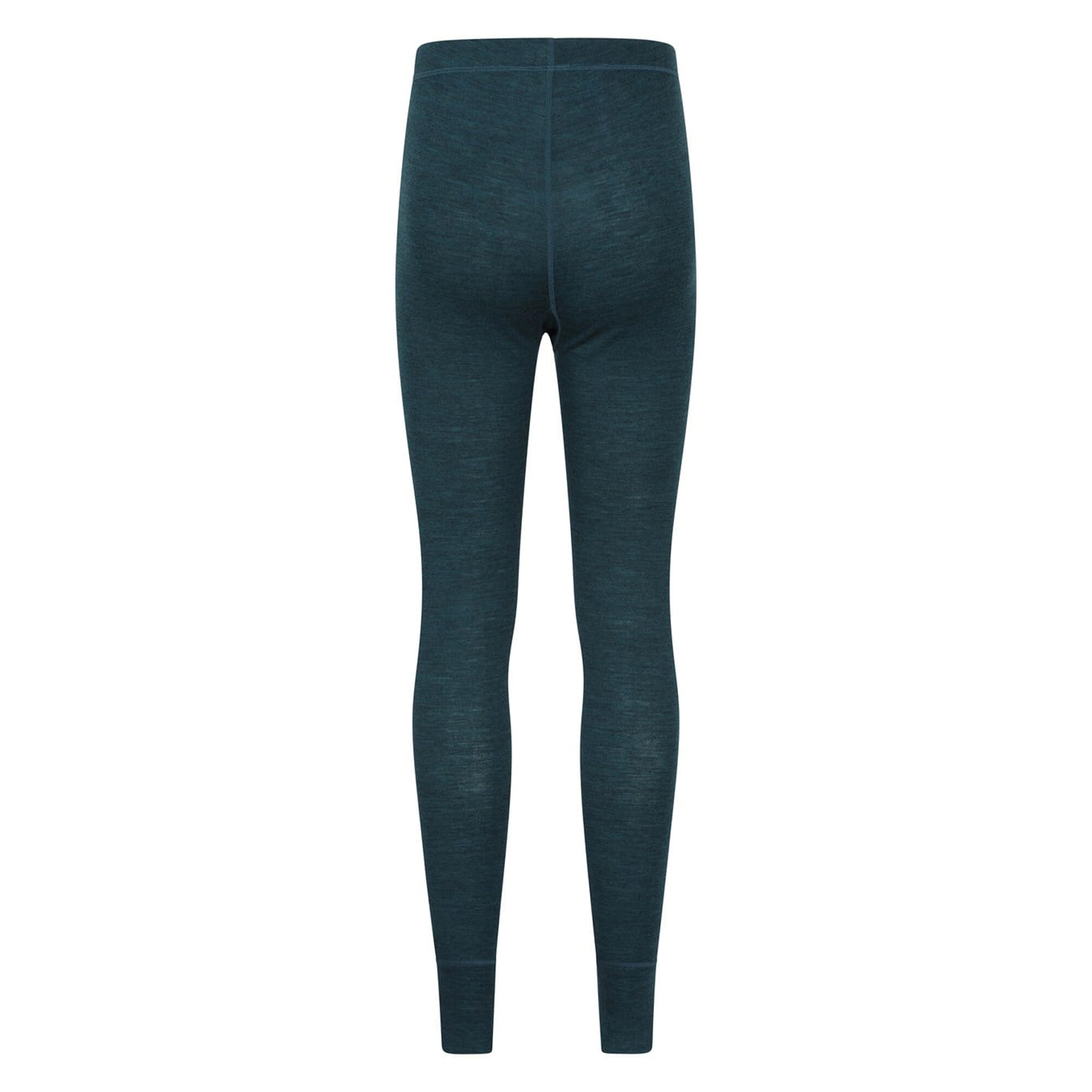 Womens/Ladies Merino II Thermal Bottoms (Teal) 3/4