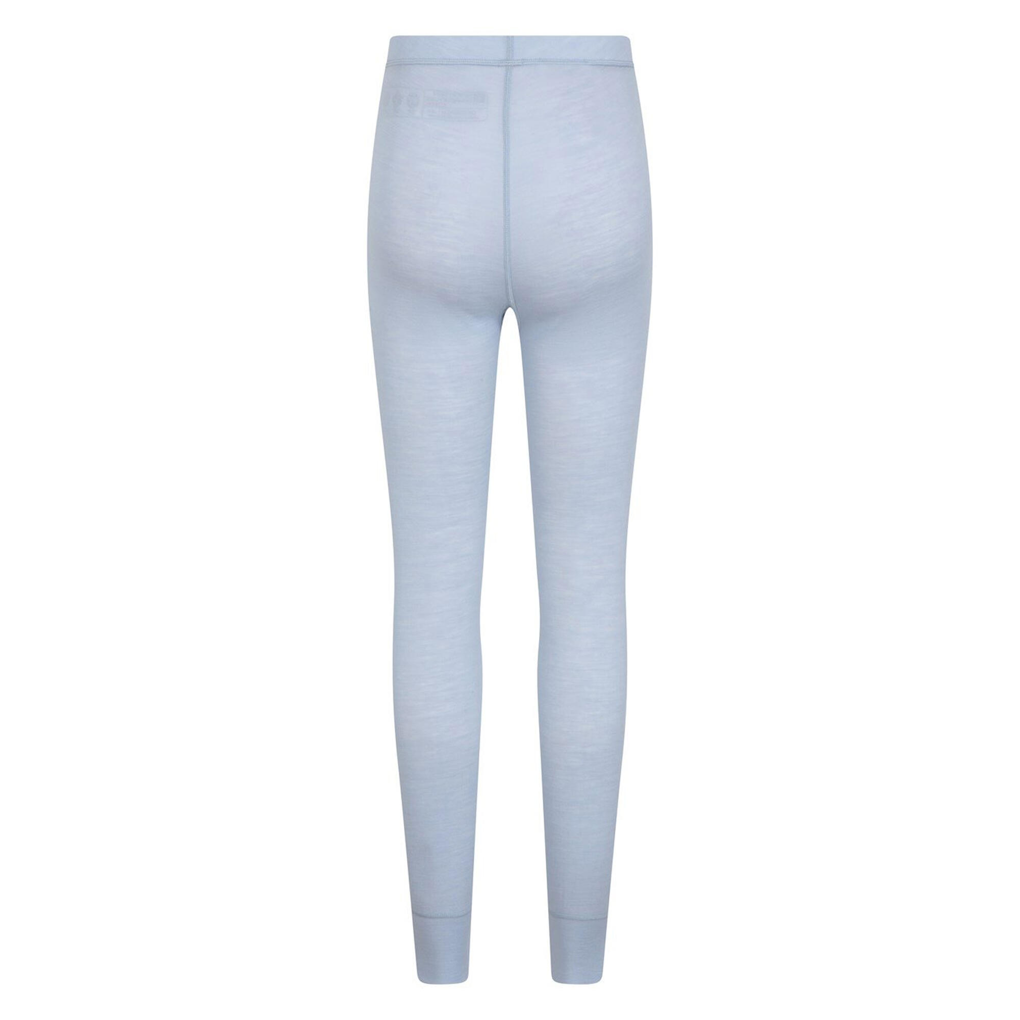Womens/Ladies Merino II Thermal Bottoms (Light Blue) 2/4