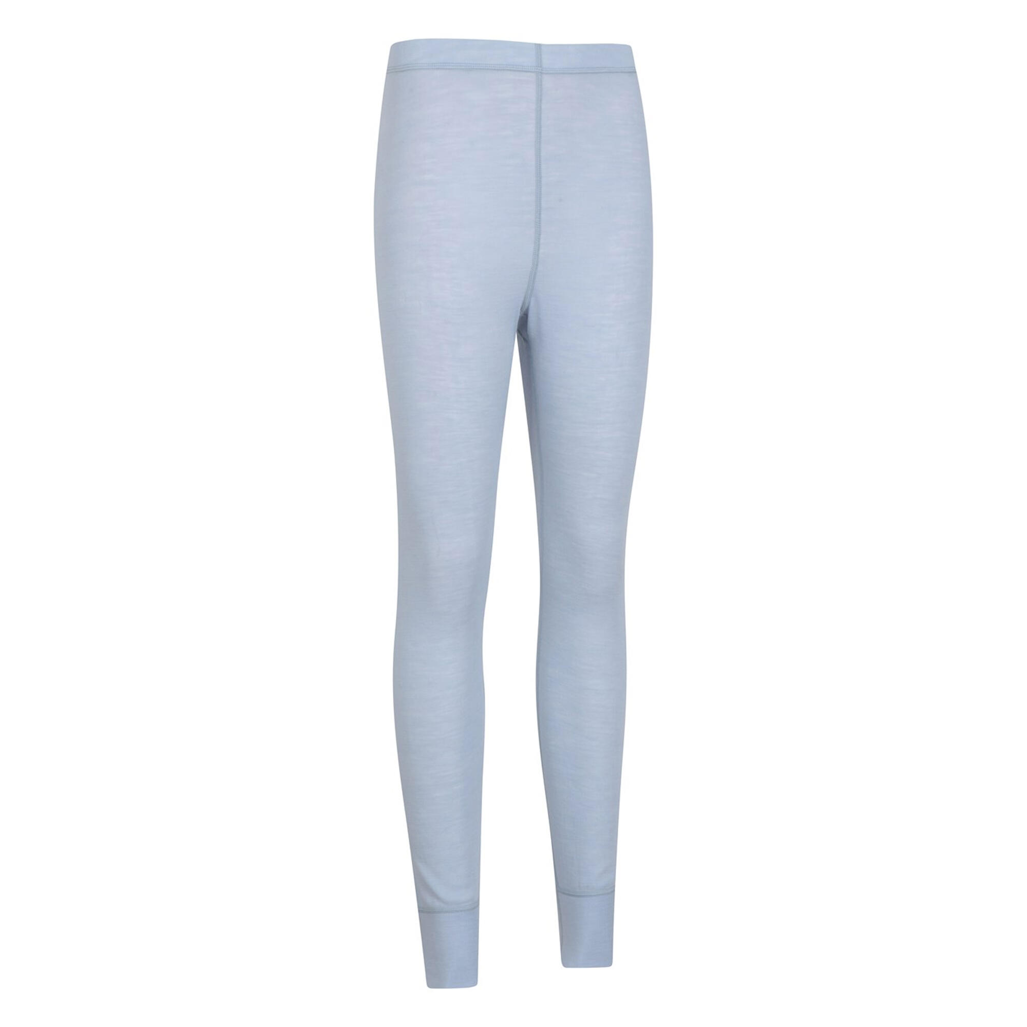 Womens/Ladies Merino II Thermal Bottoms (Light Blue) 4/4