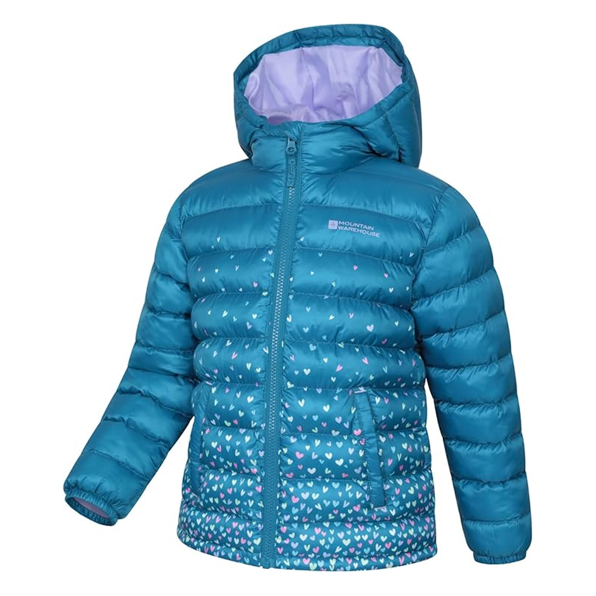 "Seasons" Steppjacke für Kinder Petrol 3/4
