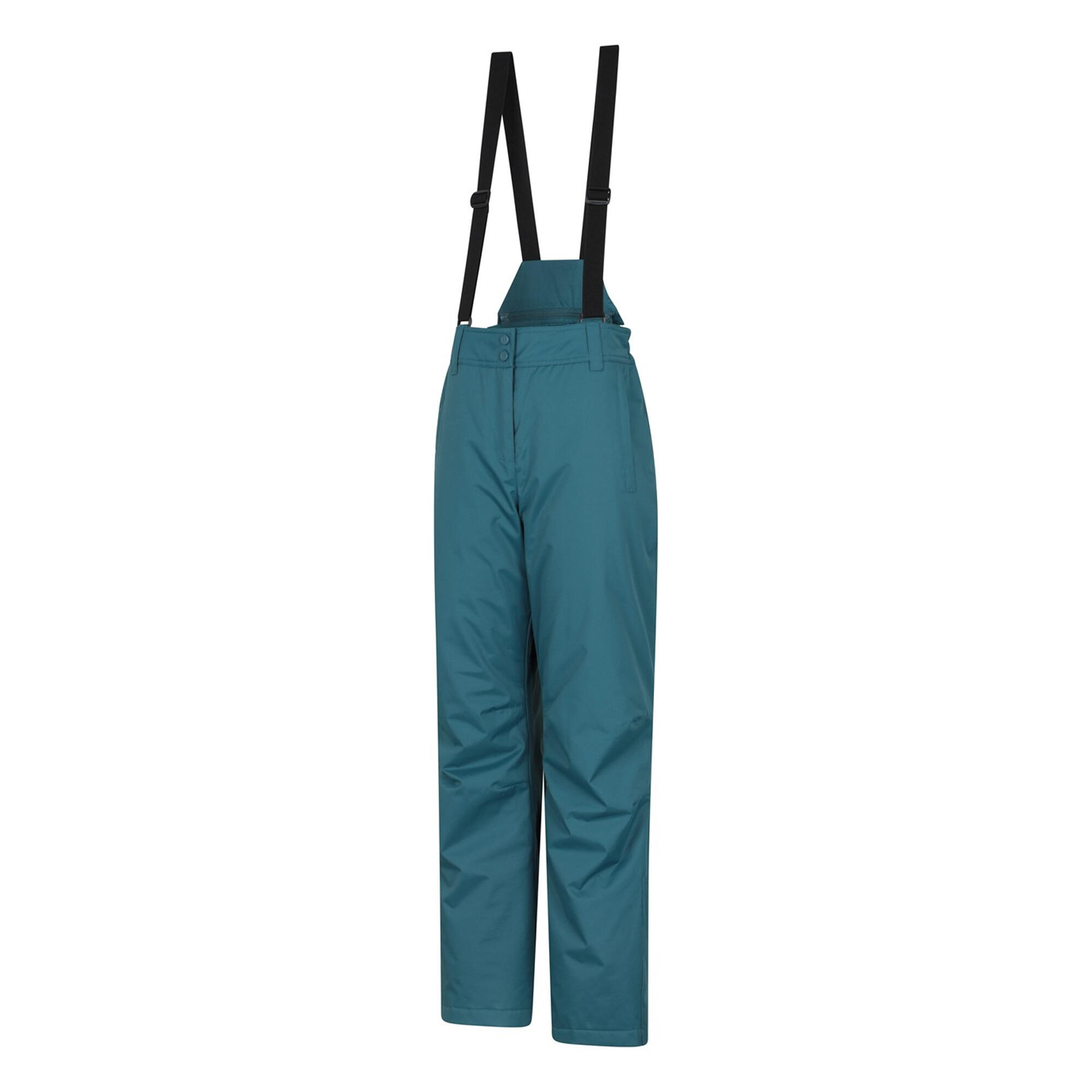 Womens/Ladies Moon II Ski Trousers (Teal) 3/4