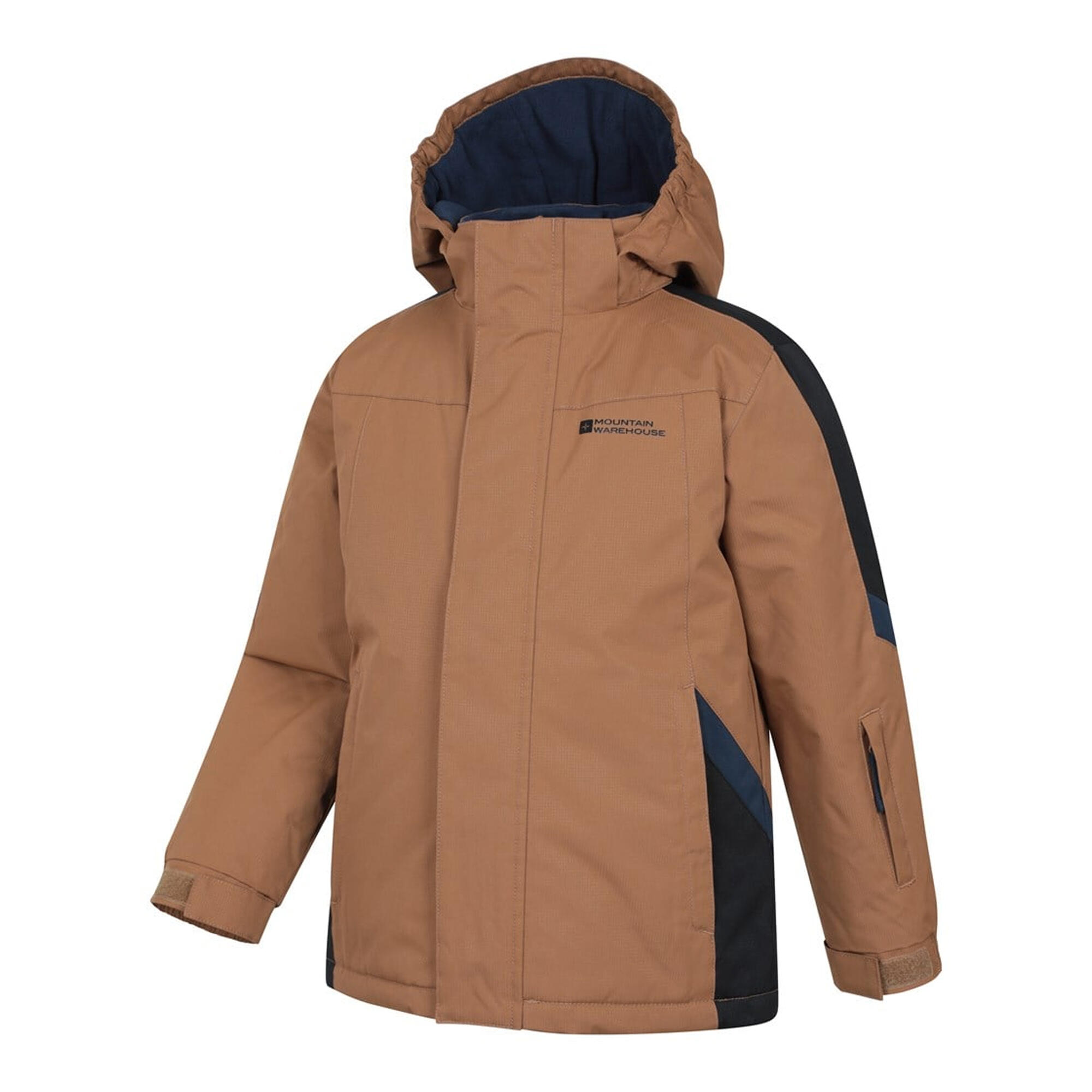 Childrens/Kids Raptor Snow Ski Jacket (Tan) 3/4