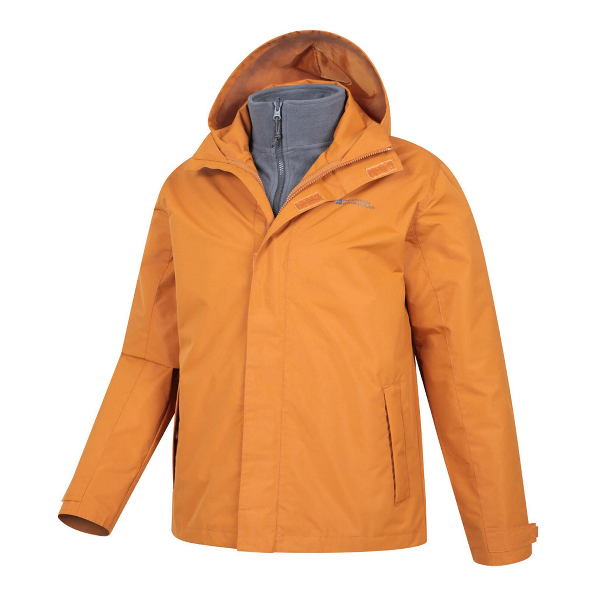 Mens Fell II 3 in 1 Jacket (Burnt Orange) 3/4
