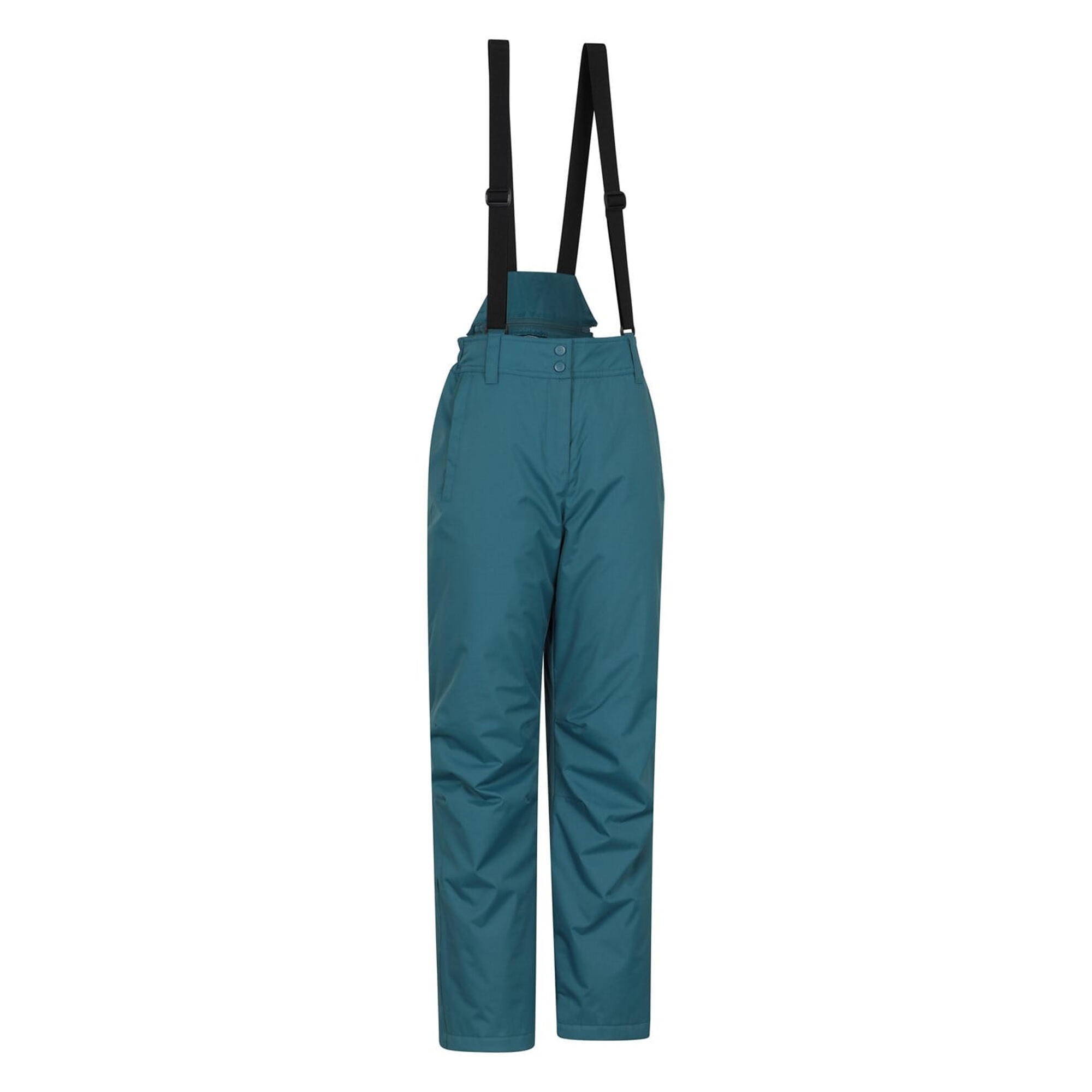 Womens/Ladies Moon II Ski Trousers (Teal) 4/4