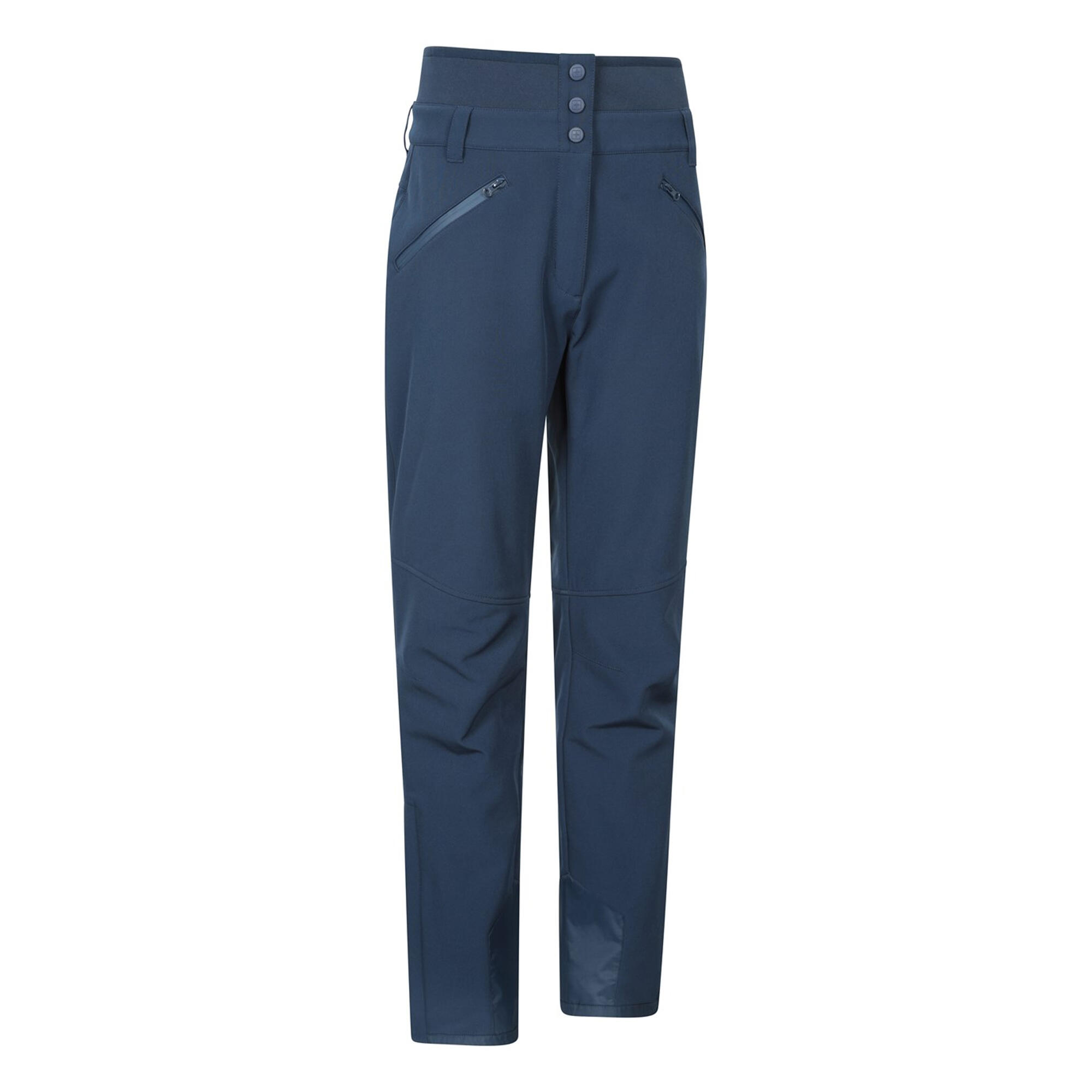 Womens/Ladies Avalanche RECCO High Waist Ski Trousers (Dark Blue) 4/4
