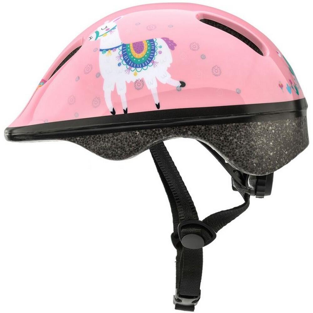 Lama kinderfietshelm (Roze) 3/3