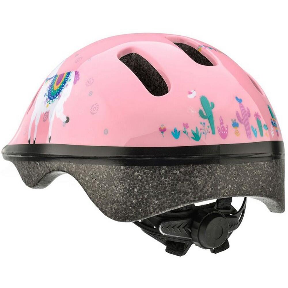 Lama kinderfietshelm (Roze) 2/3