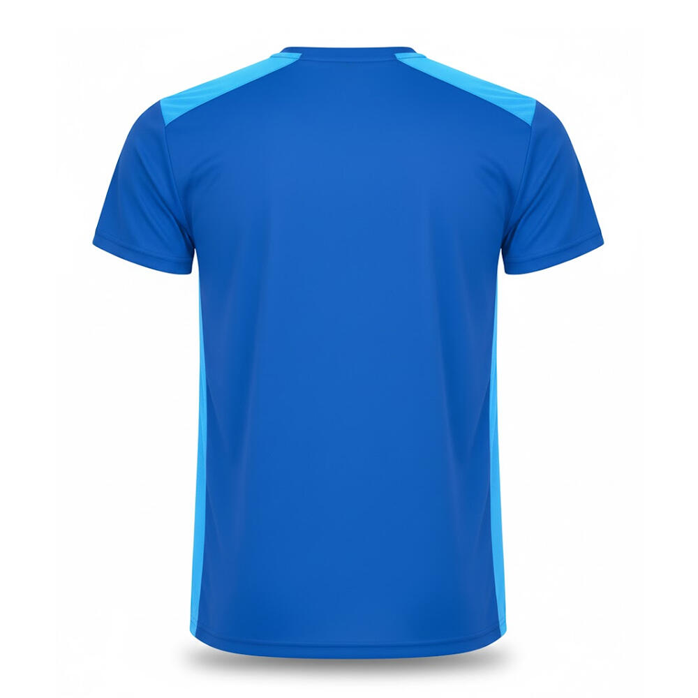 Camiseta Detroit de Manga Corta Deportivo para Adultos Unisex Azul Real 2/2