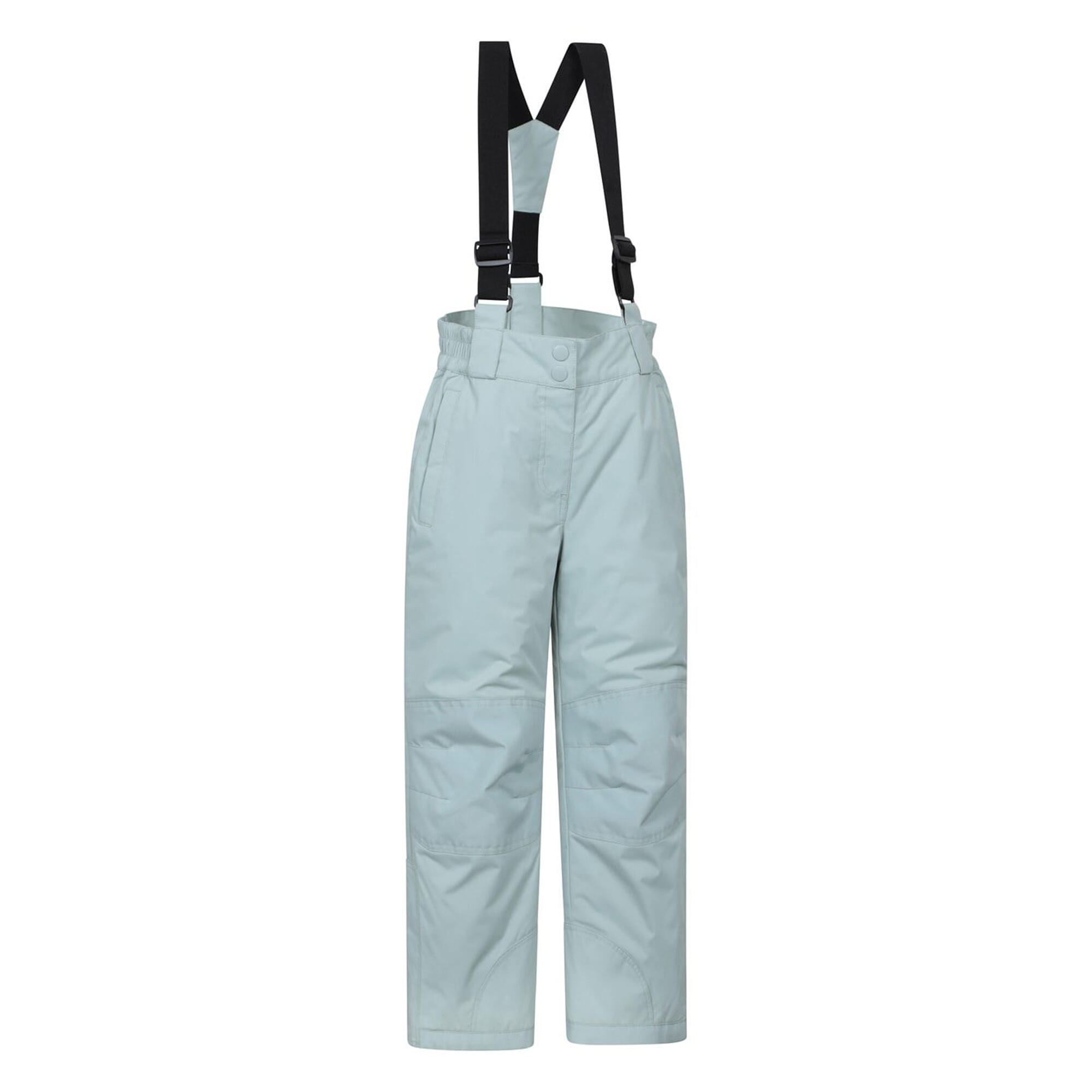Childrens/Kids Honey Ski Trousers (Pale Green) 4/4