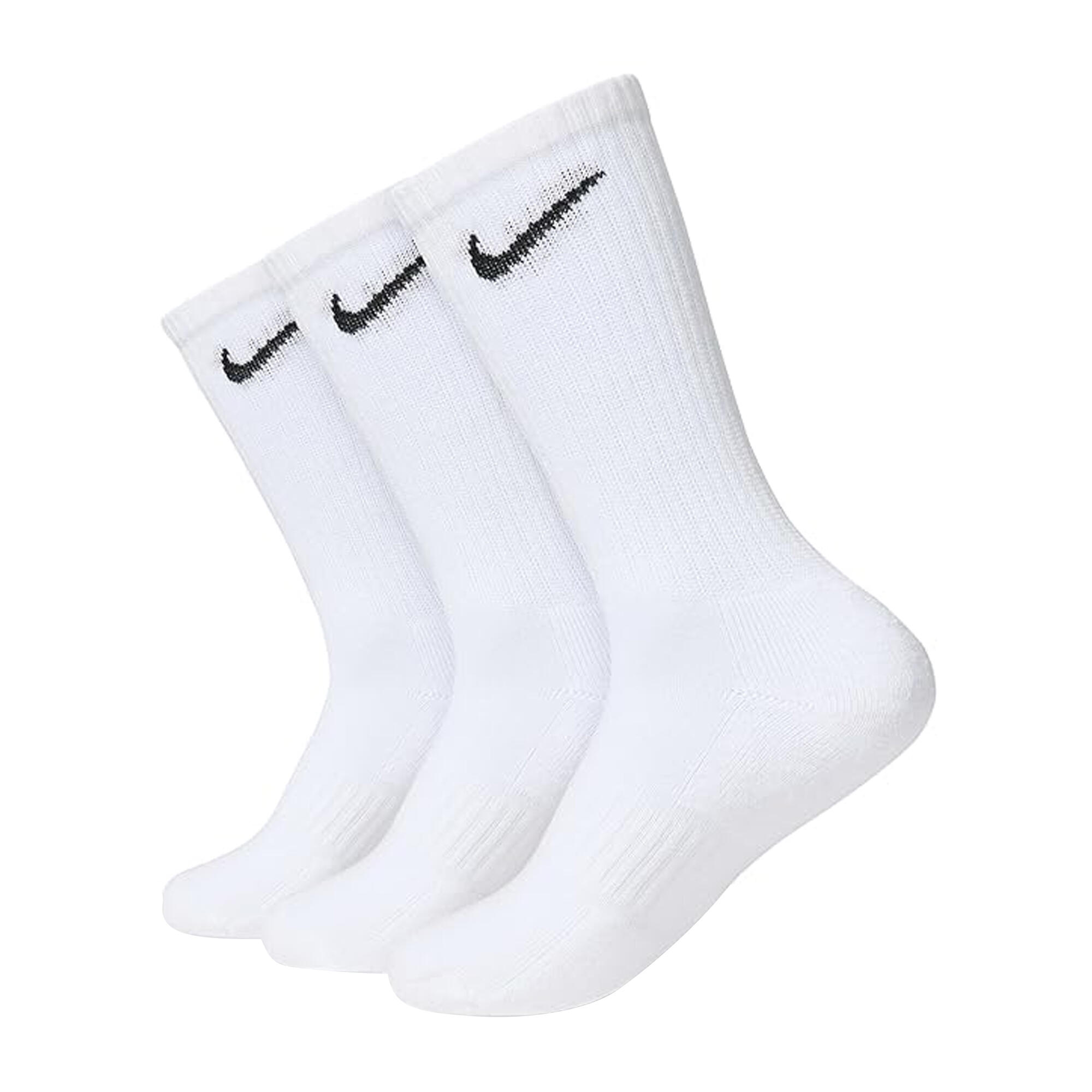 Nike Everyday Cushioned Socken - White (3 Paar) 4/4