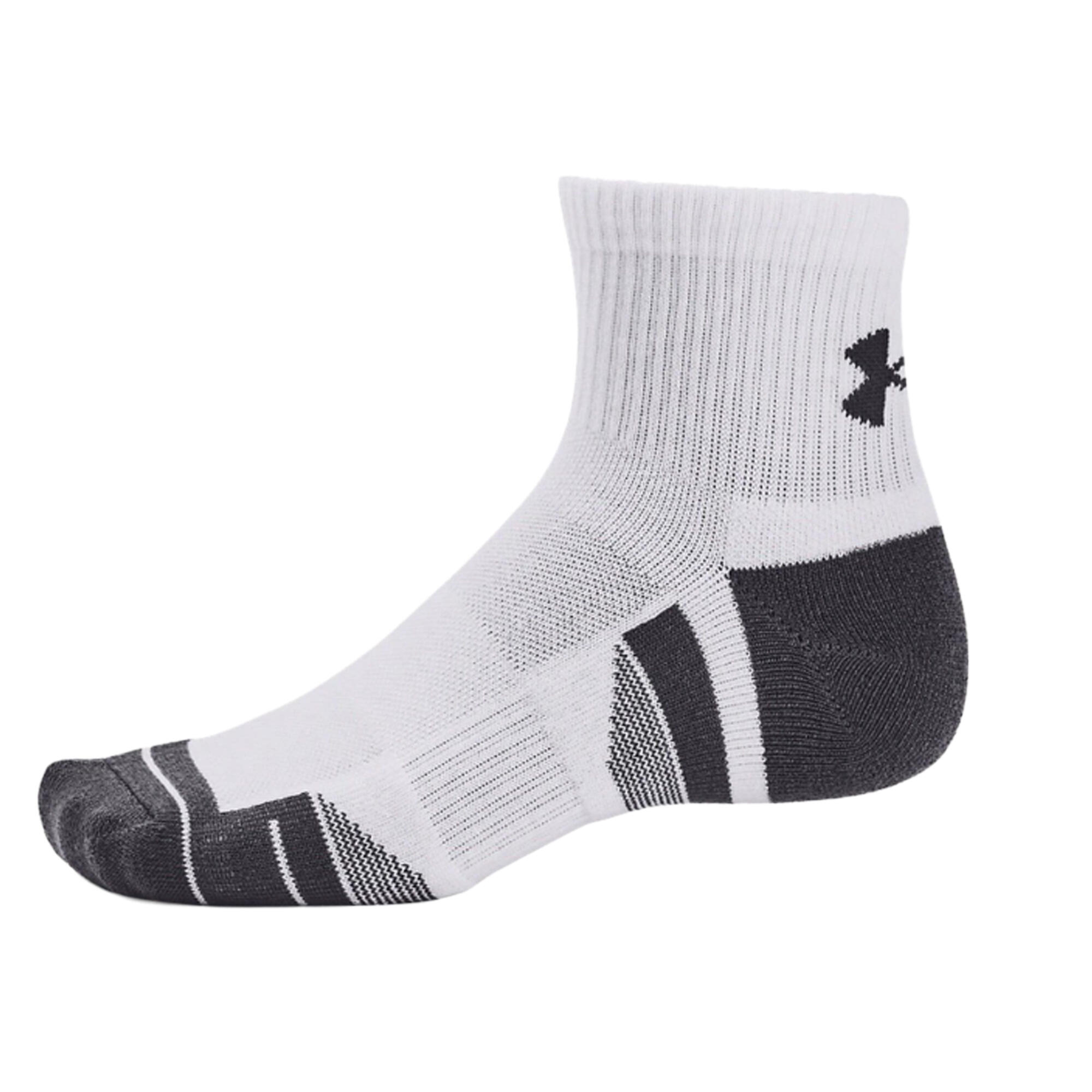 "Performance Tech" Socken für HerrenDamen Unisex (3erPack) Damen und Herren Weiß 4/4