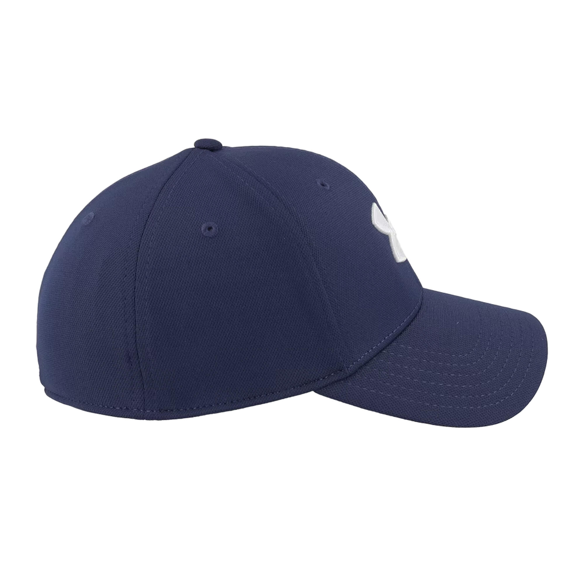 "Blitzing" Kappe Damen und Herren Mitternachtsblau/Weiß 3/4