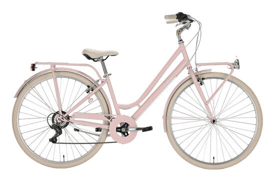 Alpina Bike, vélo 6 vitesses femme Sharin, rose poudré, 28