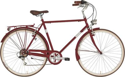 Alpina bike, 6-versnellingen heren condor fiets, rood, 28", frame 55 cm