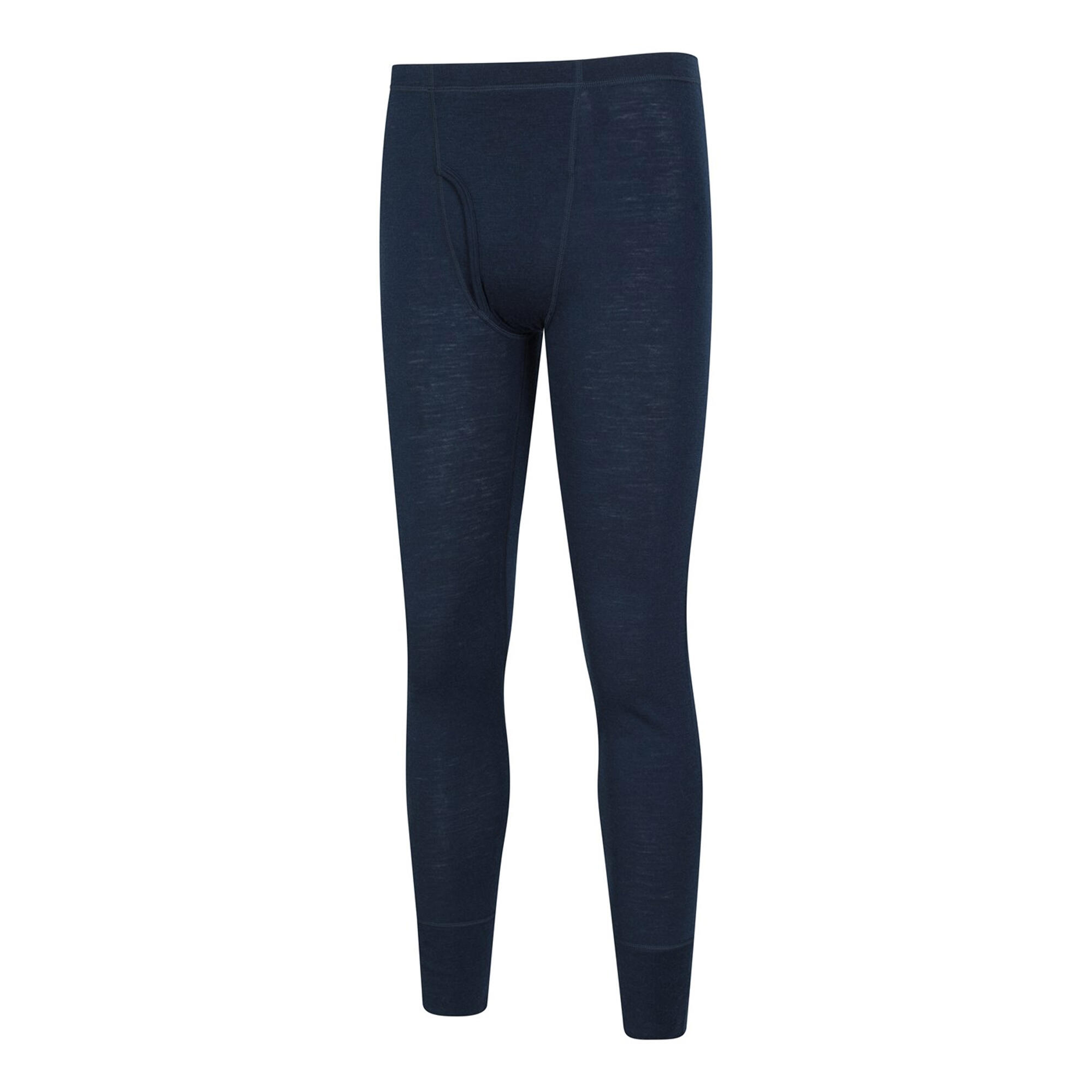 Leggins Termici Uomo Mountain Warehouse Merino II Blu Navy 3/4