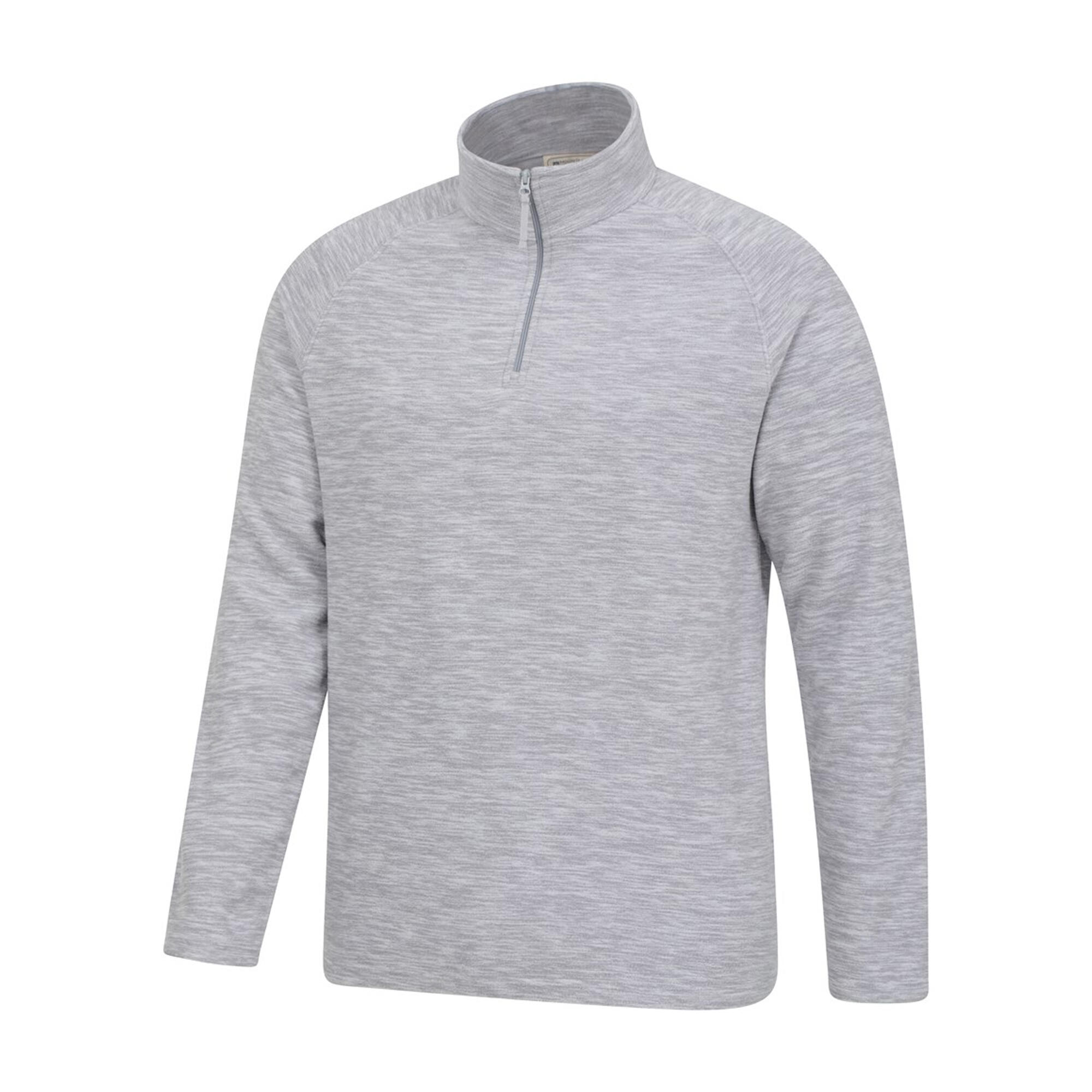 Felpa In Pile Donna Mountain Warehouse Snowdon II Grigio Chiaro 4/4