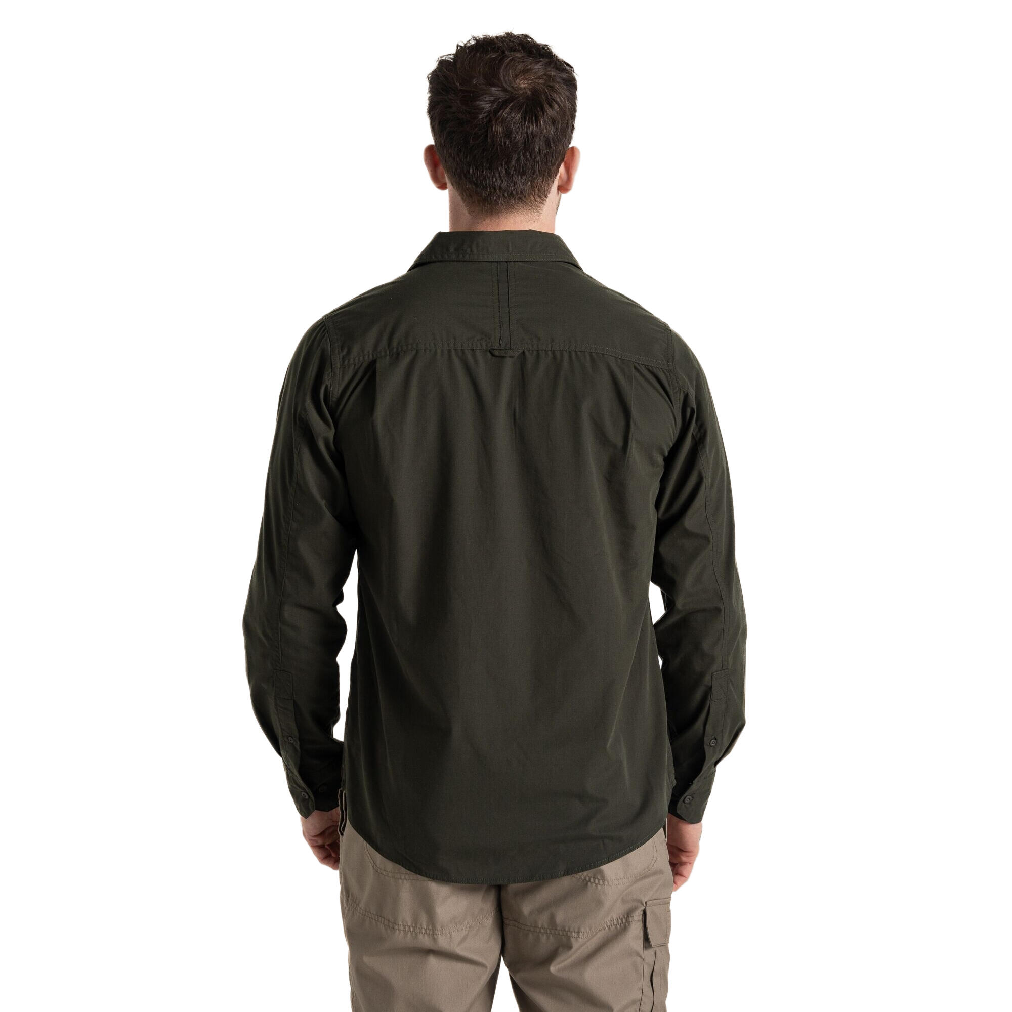 Camicia Uomo Craghoppers Expert Kiwi Verde Cedro Scuro 2/5