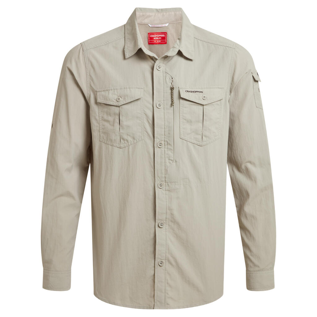 Mens Adventure III Nosilife LongSleeved Shirt (Parchment)