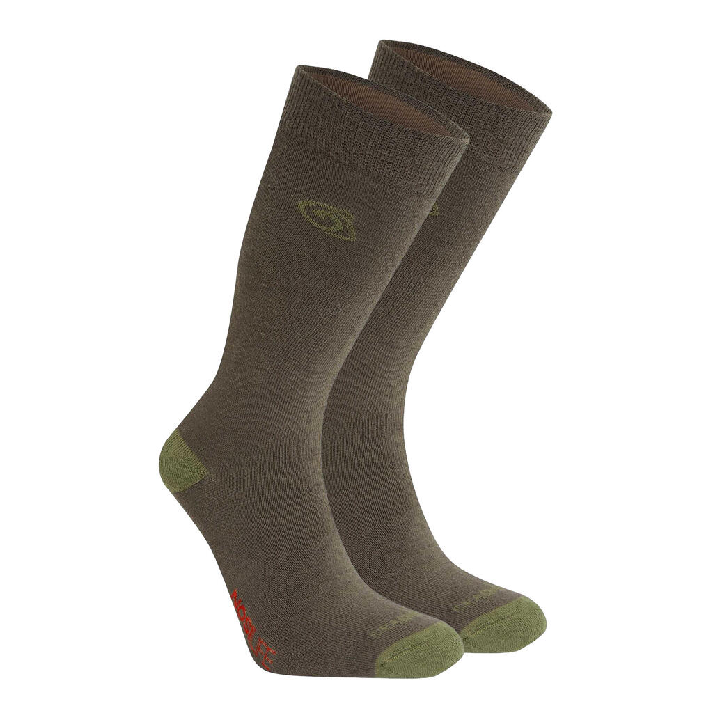 Unisex Adult Insect Repellent Socks (Woodland Green/Wild Olive)