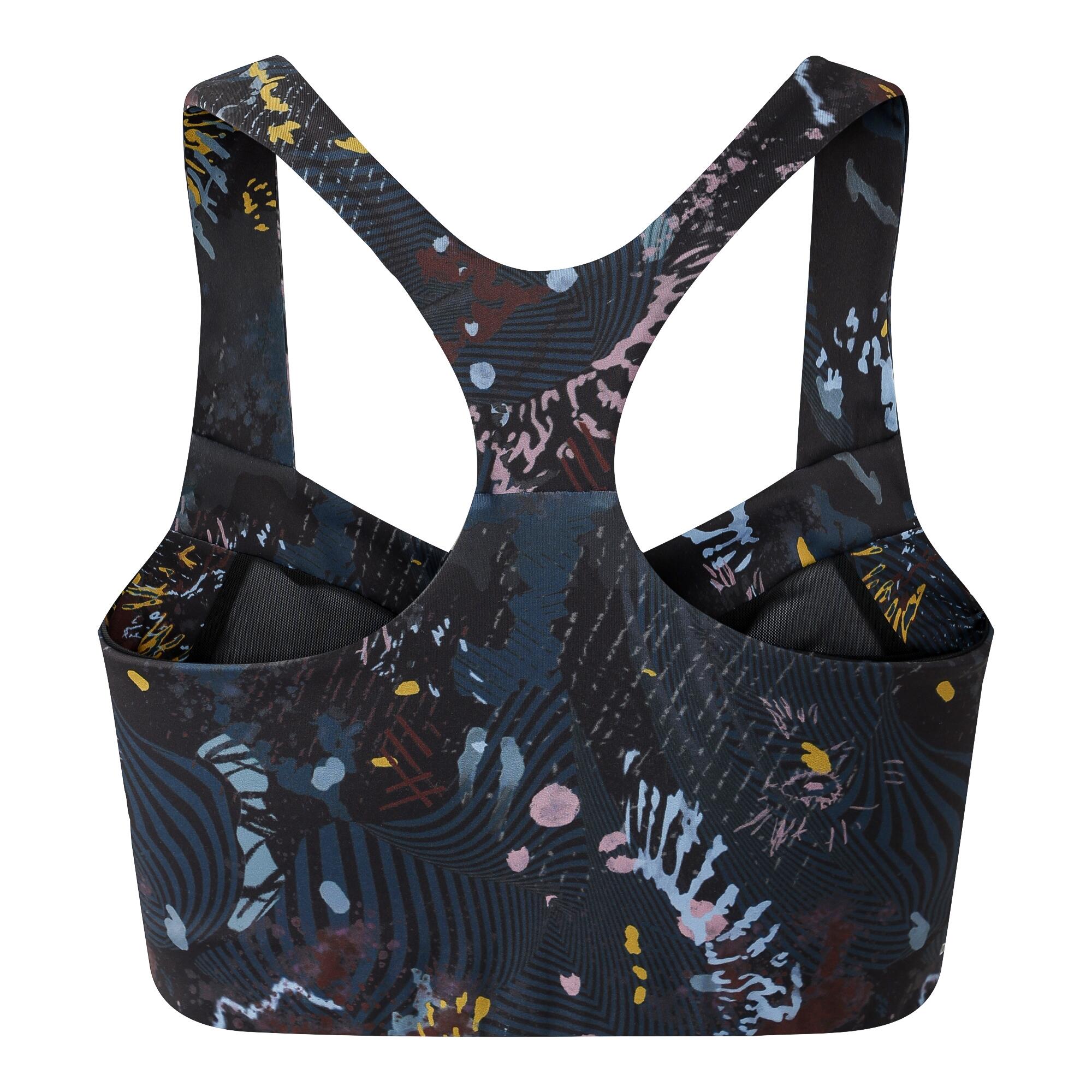 Brassière De Sport SWIFT Femme (Noir Imprimé) 2/5