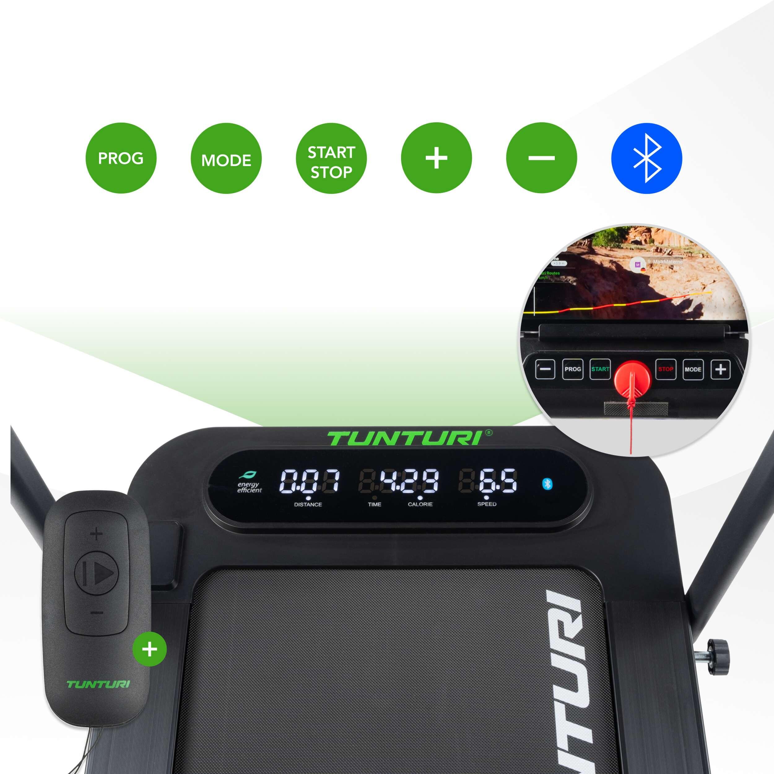 Tapis de course - 0,8 à 8 km/h - Tapis de marche  - Bluetooth - Cardio Fit T5 7/7