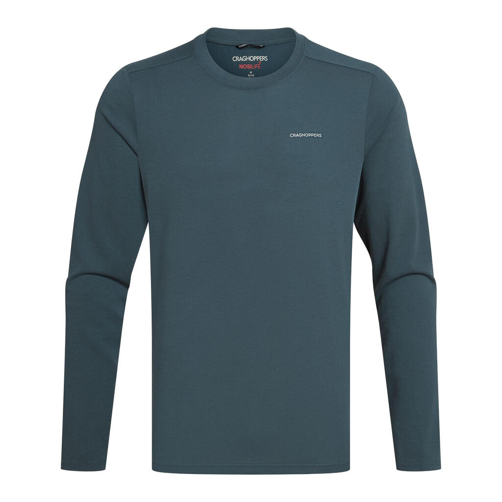 Mens Abel Nosilife LongSleeved TShirt (Blue Stone)