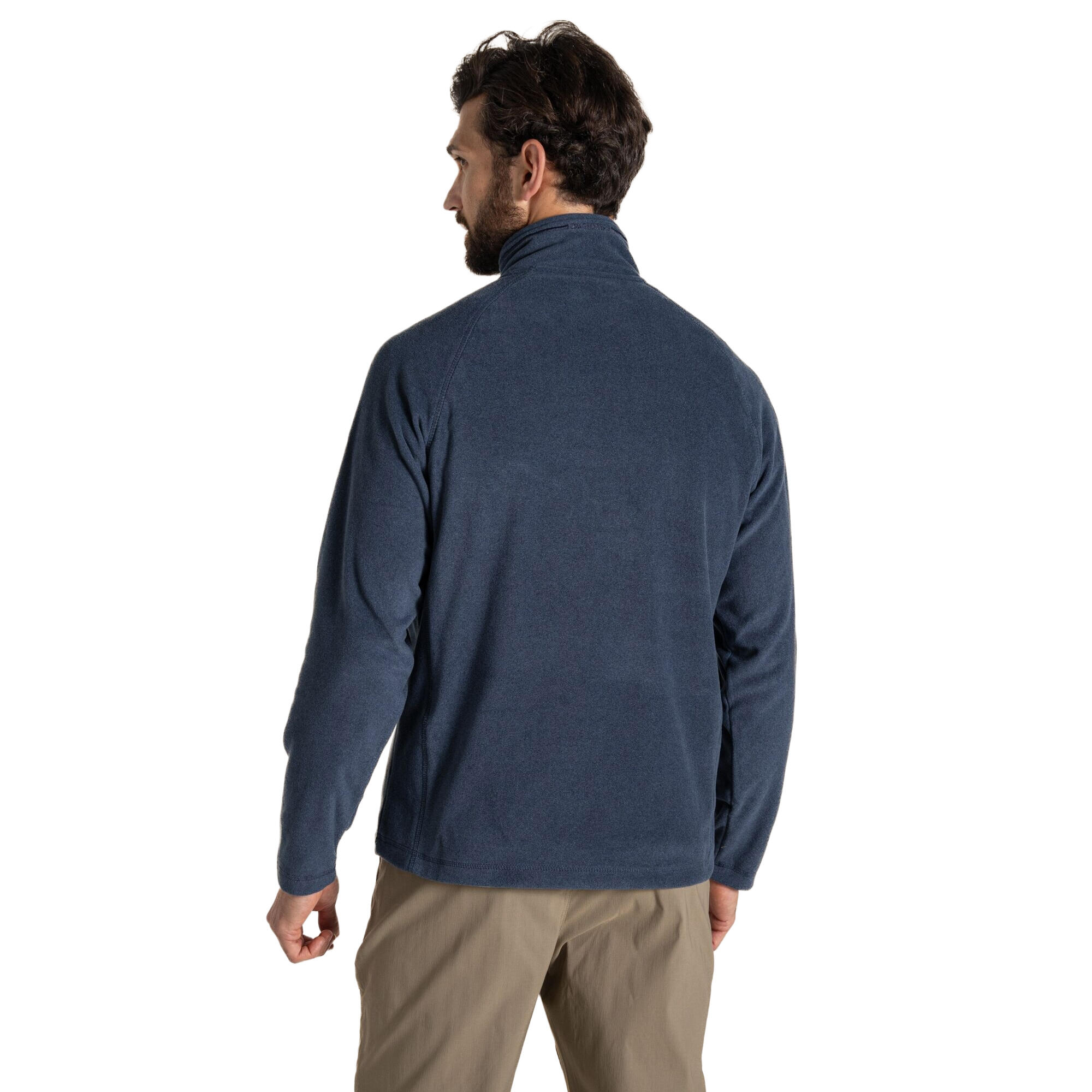 Felpa In Pile Mezza Cerniera Uomo Craghoppers Corey VI Blu Navy Marna 3/5