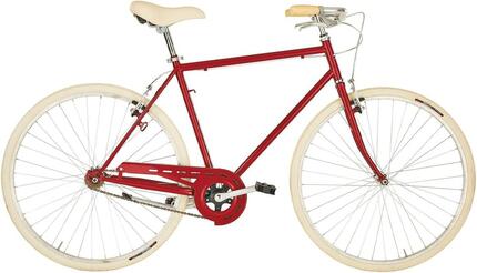 ANITA by Alpina Bike Italia, vélo 1 vitesse homme L’EGO, rouge, 28