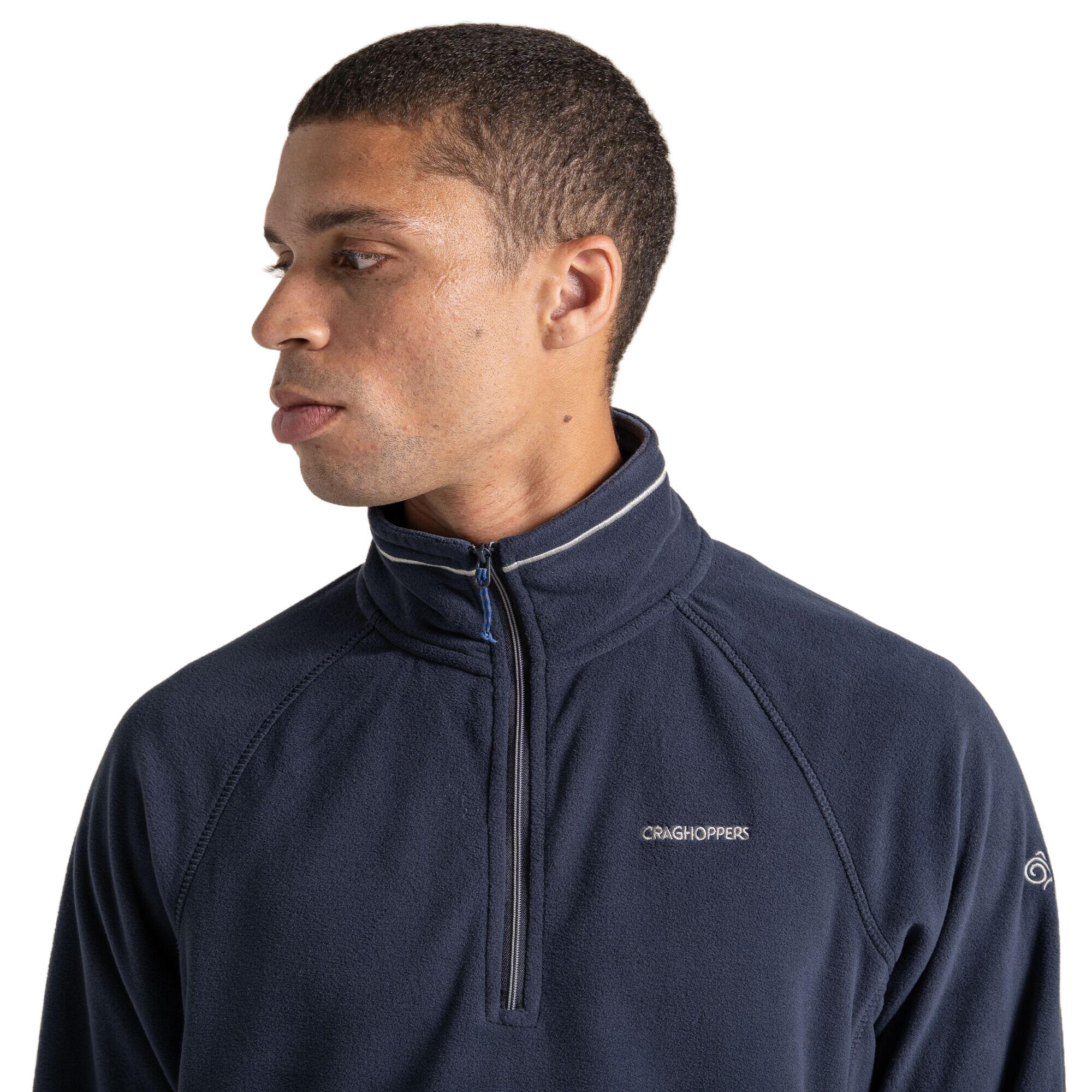 Felpa In Pile Mezza Cerniera Uomo Craghoppers Corey VI Blu Navy Scuro Blu Marino 3/5