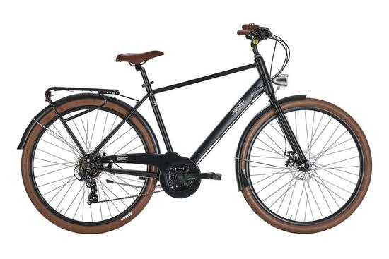 Alpina Bike Bicicletta 21v UOMO Comfort Nero 28
