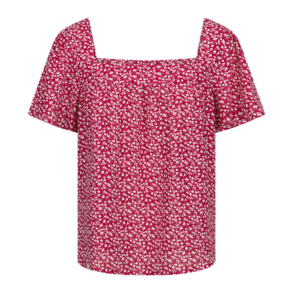 Womens/Ladies Bliss Top (Claret)