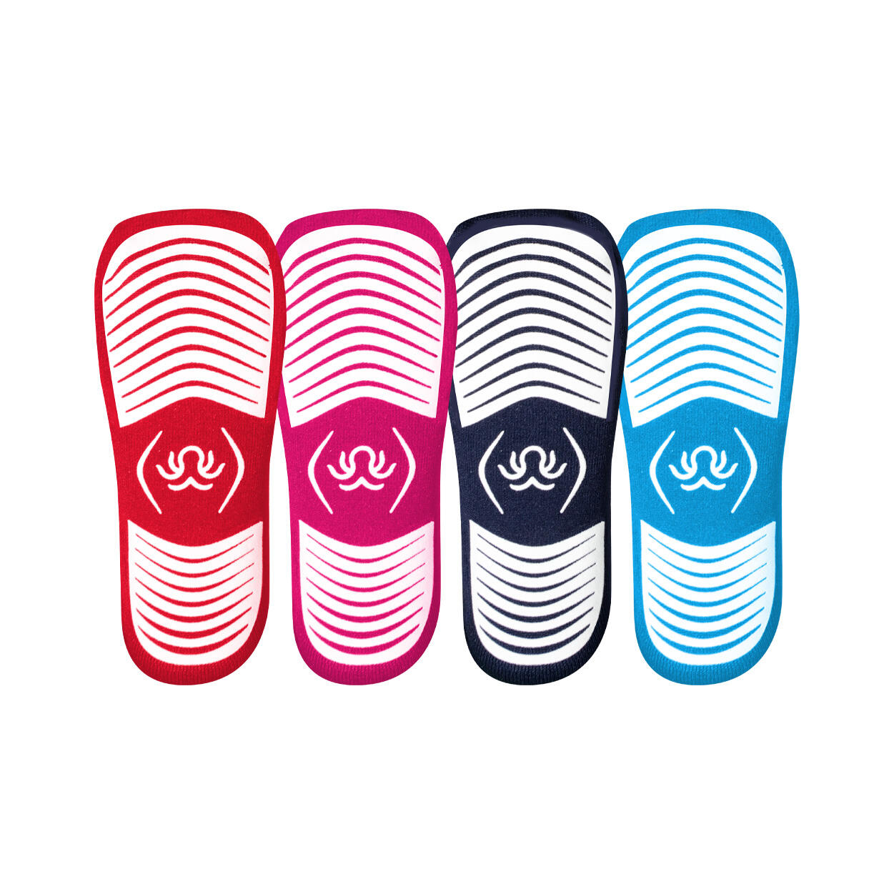 Set van 4 Pool Kids sokken, één per kleur, voor de prijs van 3. 2/5