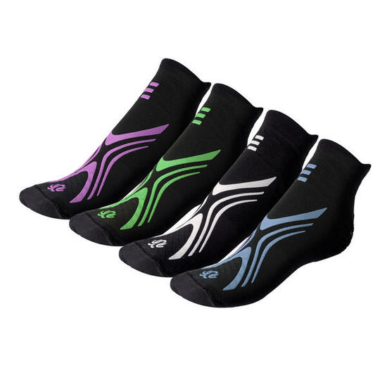 Set mit 4 Pool Classic Socken, eine pro Farbe, zum Preis von 3.