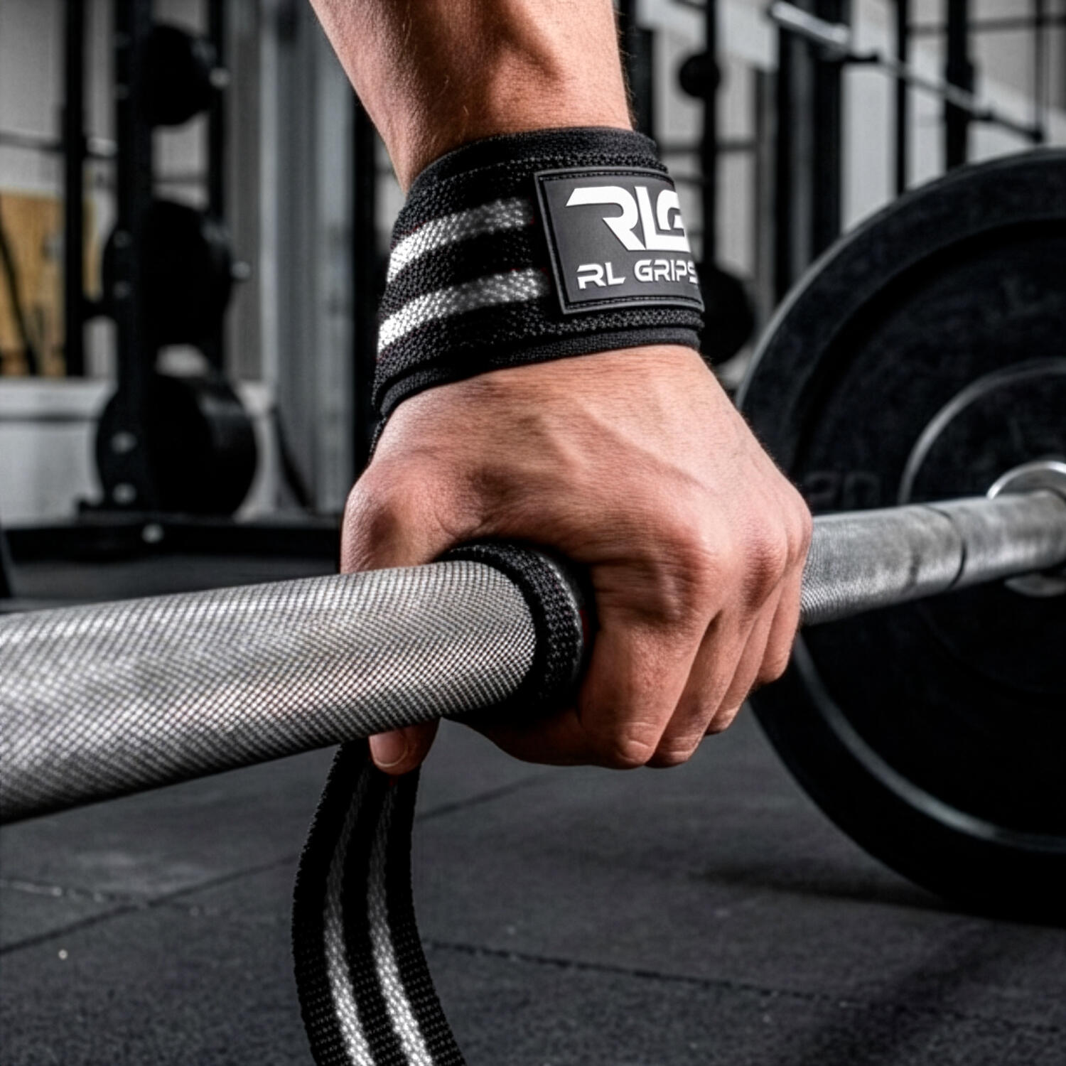 Straps Gym Acolchados para Entrenamiento RL Grips Blanco + Shaker de Regalo 2/7
