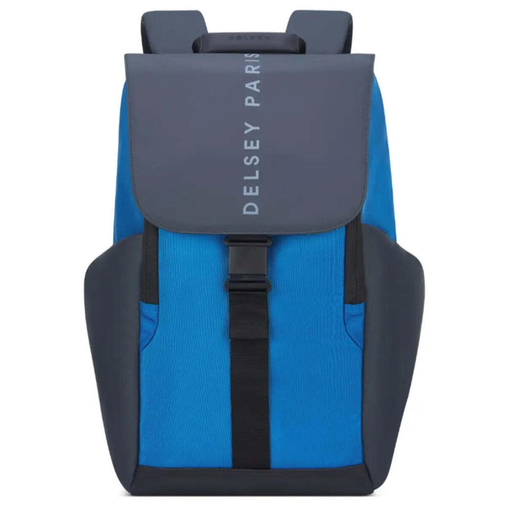 Delsey Securflap 16" Laptop Backpack with RFID Navy, Size D