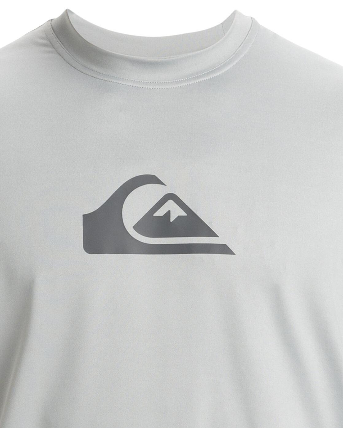 T-shirt de surf à manches courtes UPF50 EVERYDAY SURF Gris Homme 3/4