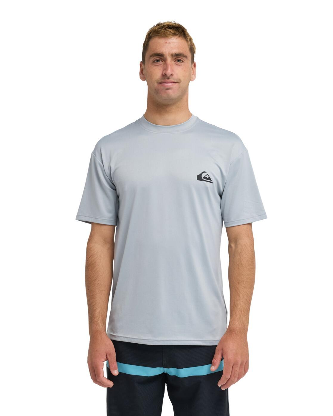 T-shirt de surf à manches courtes UPF50 EVERYDAY SURF Gris Homme 4/4