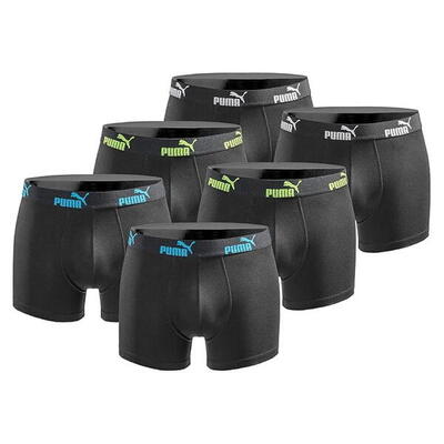 Boxershorts voor heren puma boxershorts 6-pack van katoen